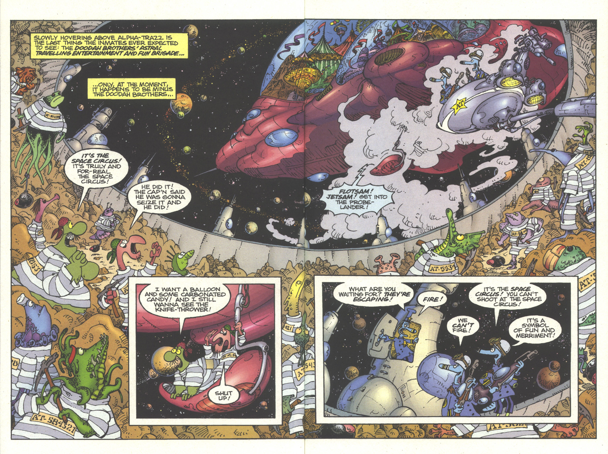 Read online Space Circus comic -  Issue #4 - 4