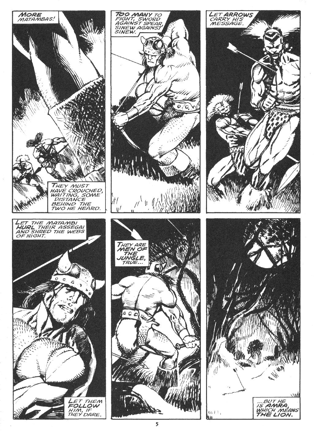 Read online The Savage Sword Of Conan comic -  Issue #219 - 7
