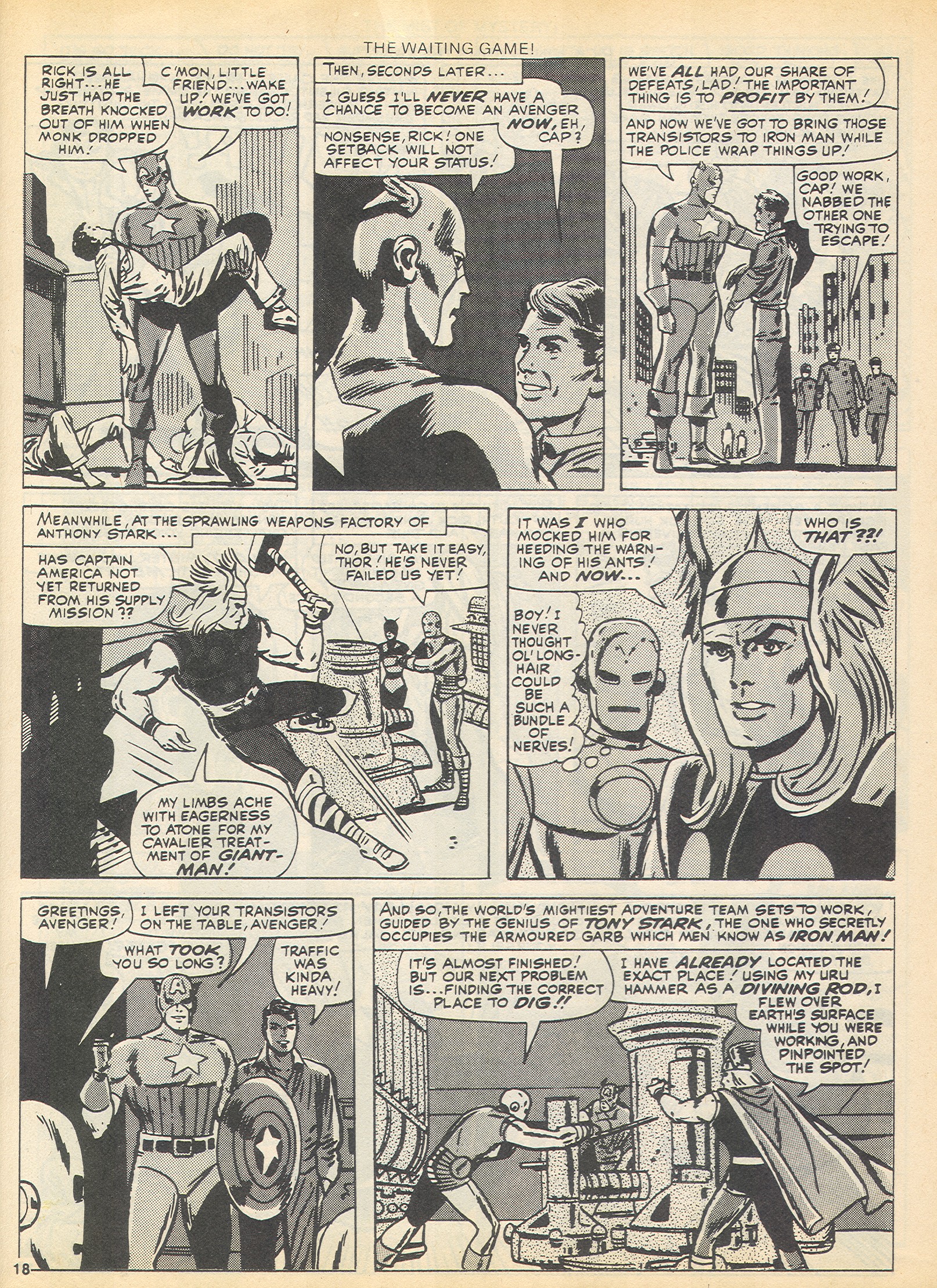 Read online The Avengers (1973) comic -  Issue #9 - 18