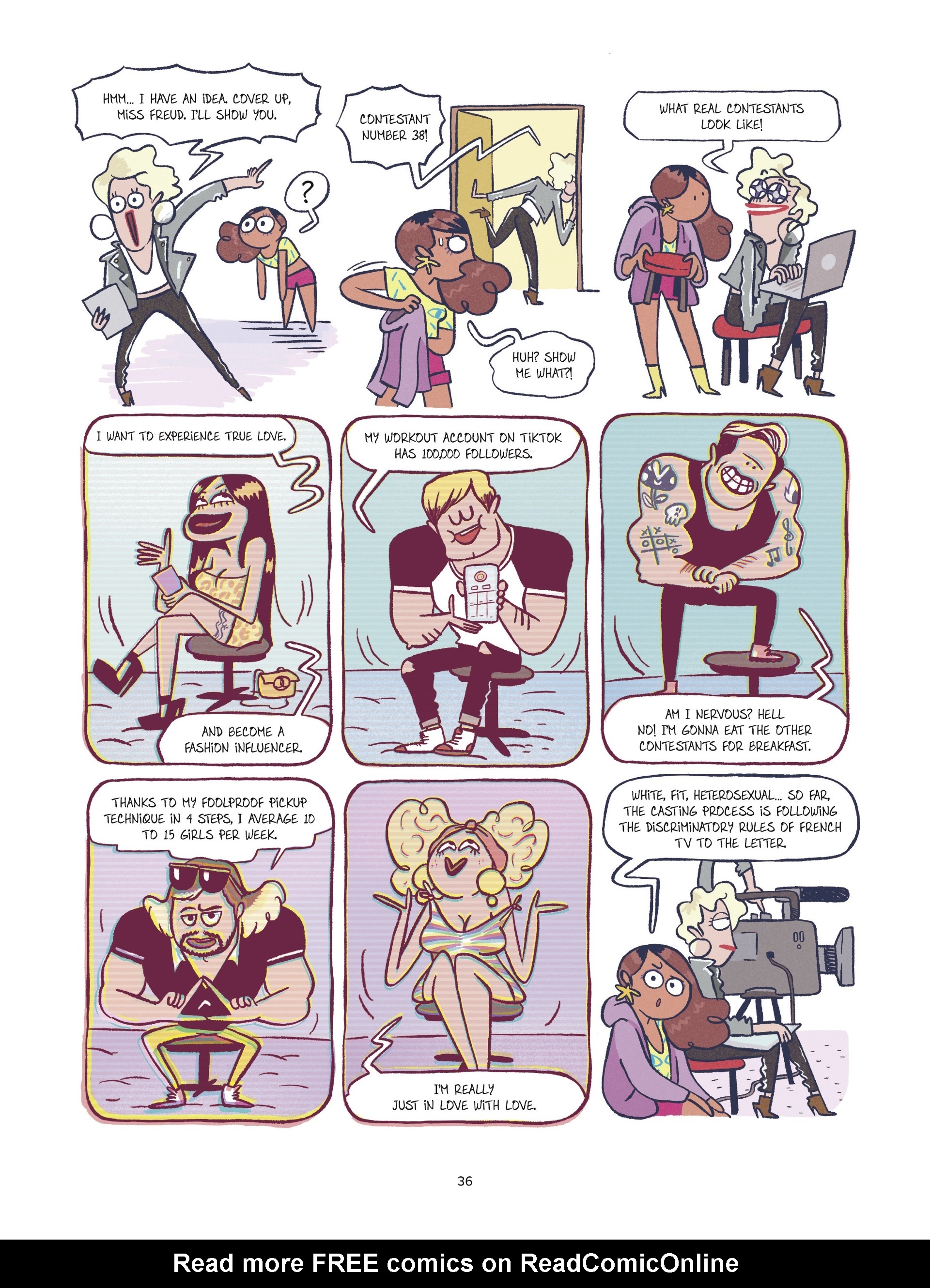 Read online Praising the Surface Behind the Scenes of Reality TV comic -  Issue # TPB - 32
