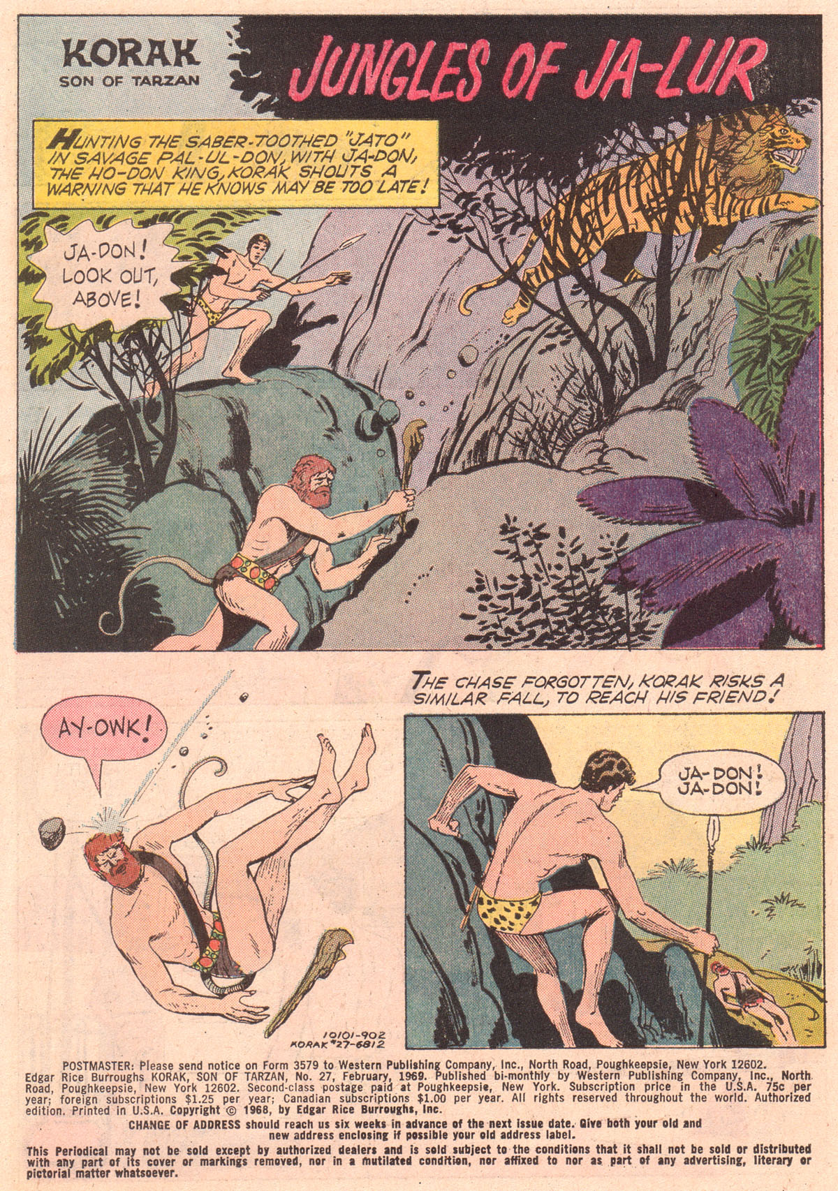 Read online Korak, Son of Tarzan (1964) comic -  Issue #27 - 3