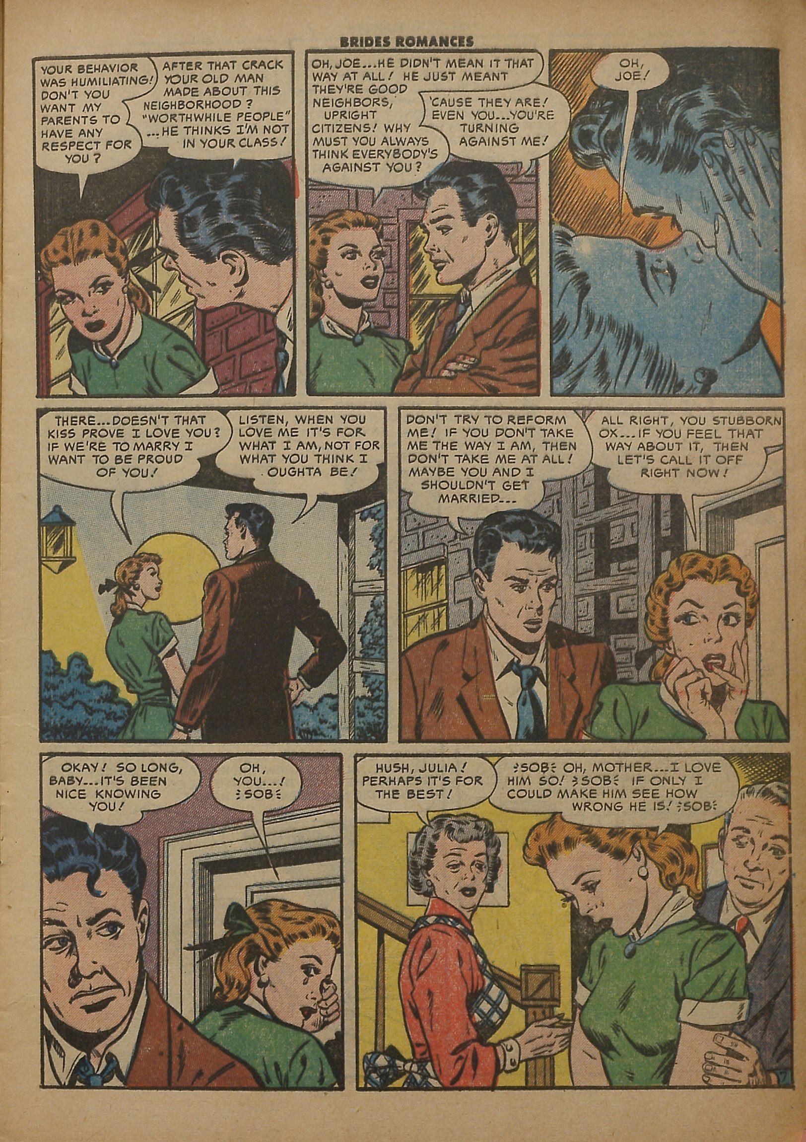 Read online Brides Romances comic -  Issue #1 - 9