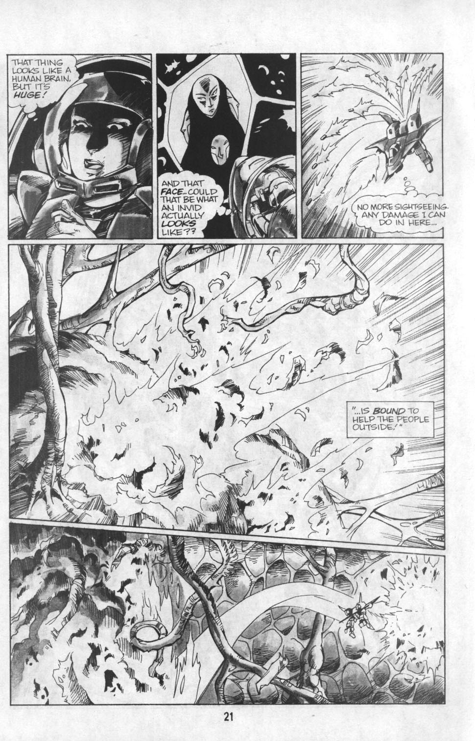 Read online Robotech: Invid War comic -  Issue #12 - 22