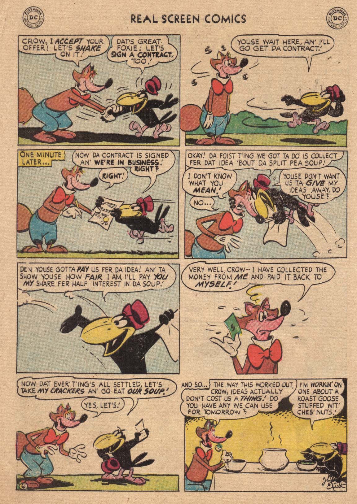 Read online Real Screen Comics comic -  Issue #96 - 8
