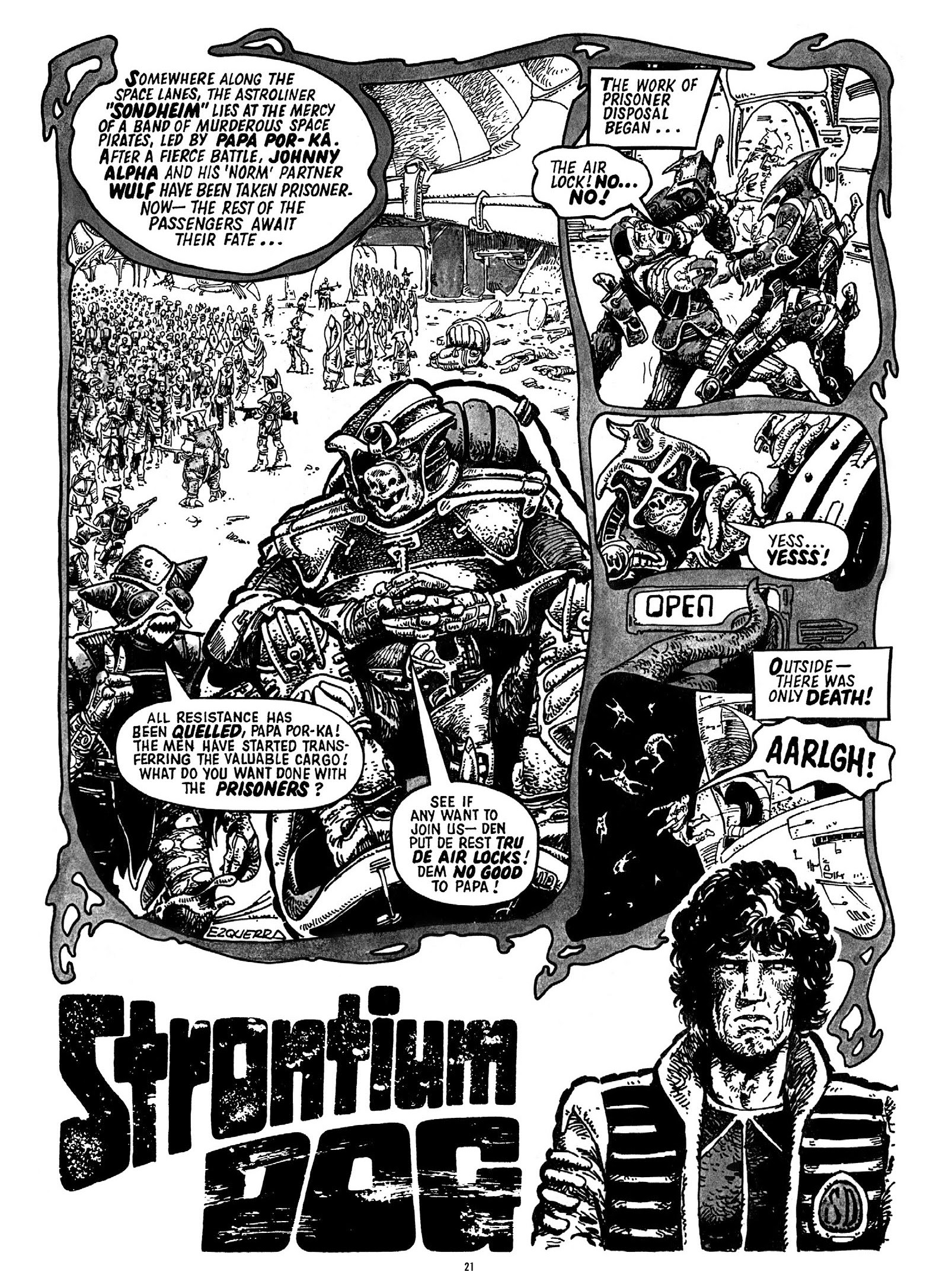 Read online Strontium Dog Search and Destroy: The Starlord Years comic -  Issue # TPB - 21