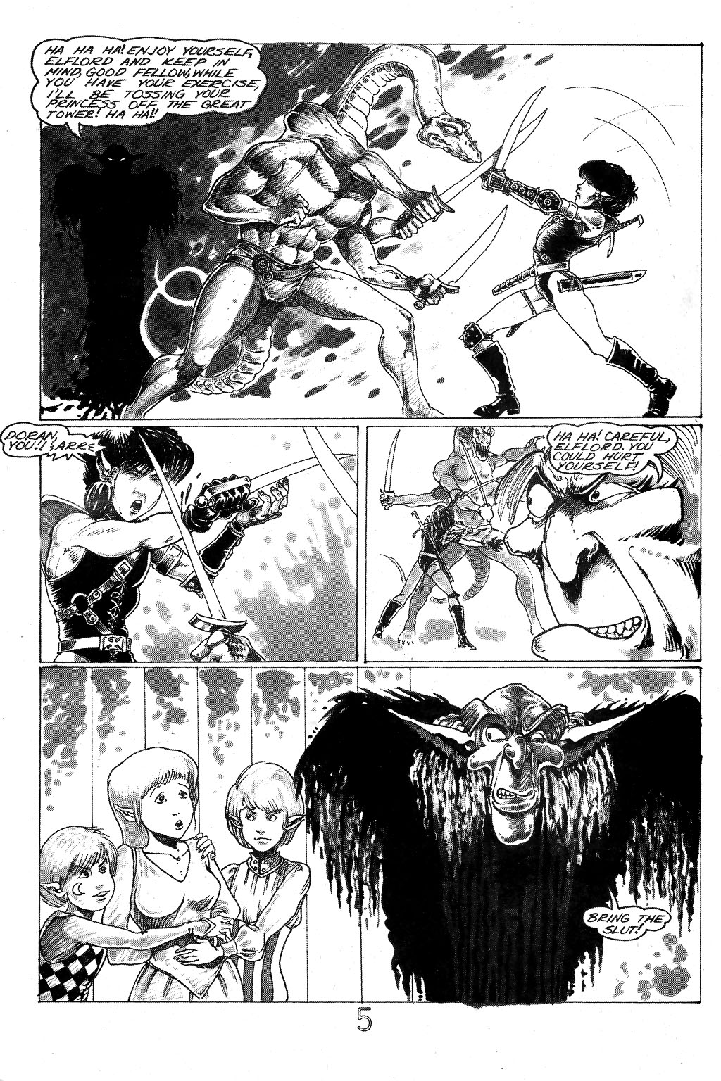Read online Elflord (1986) comic -  Issue #5 - 7
