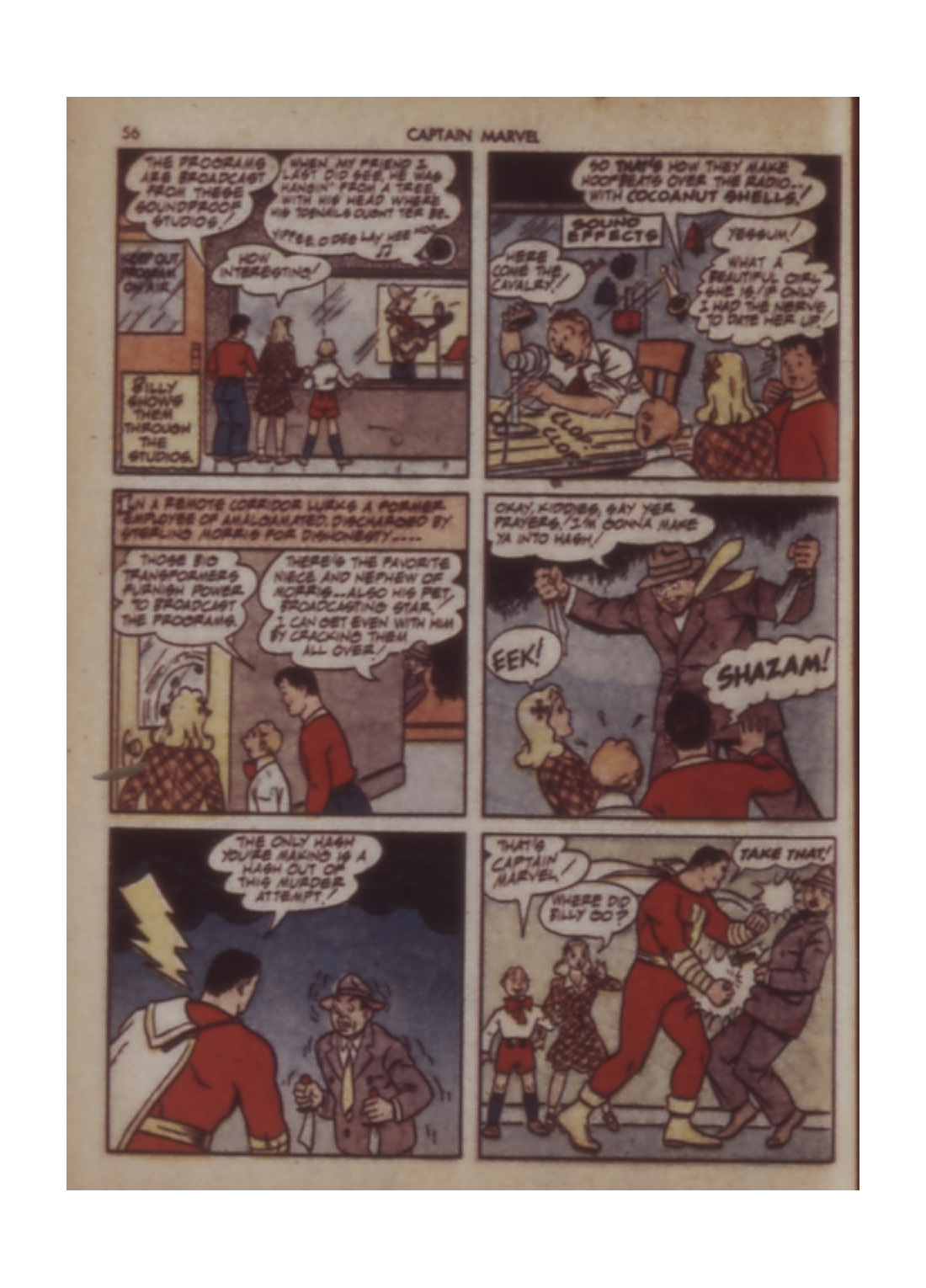 Read online Captain Marvel Adventures comic -  Issue #12 - 56