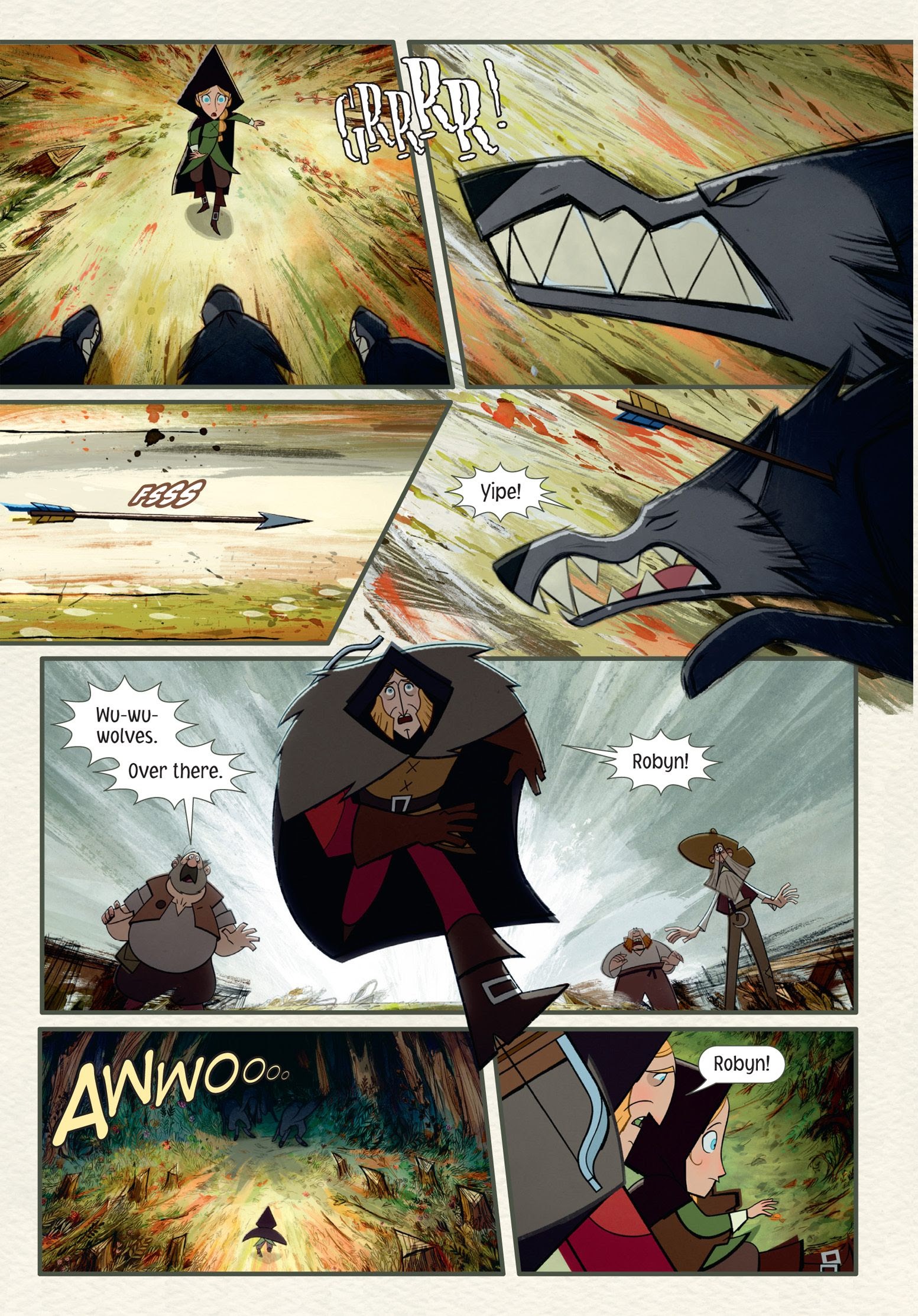 Read online Wolfwalkers: The Graphic Novel comic -  Issue # TPB (Part 1) - 57