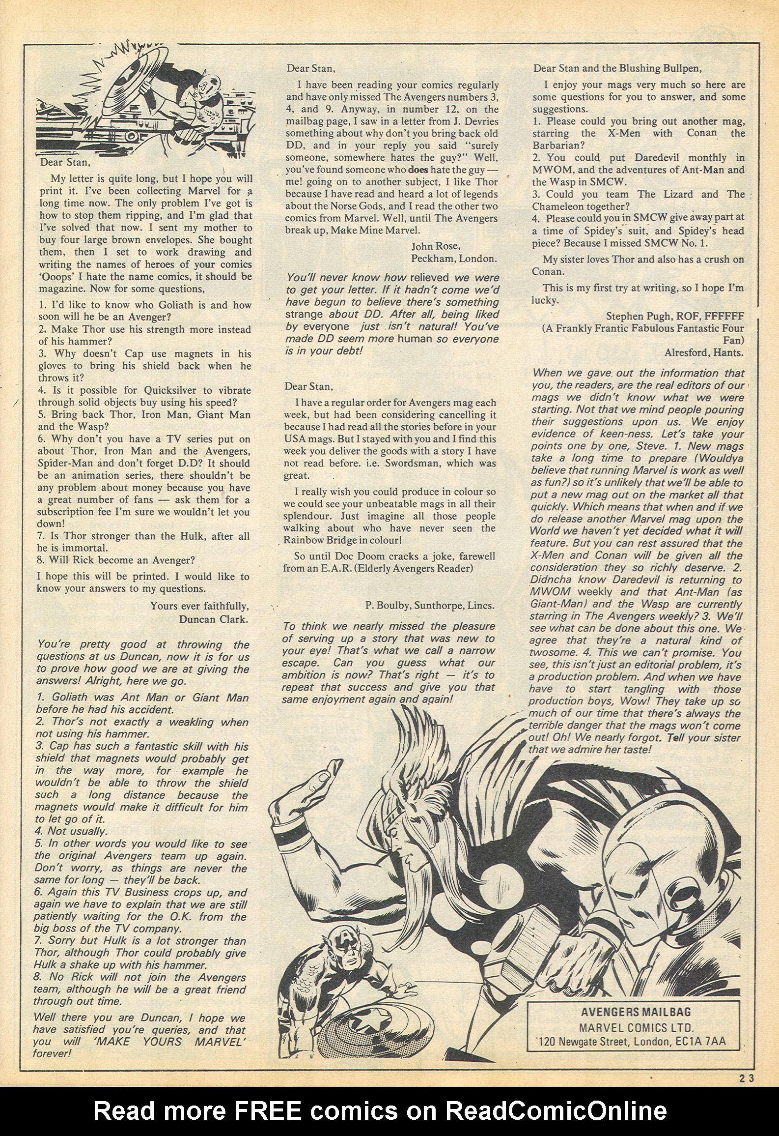 Read online The Avengers (1973) comic -  Issue #31 - 23