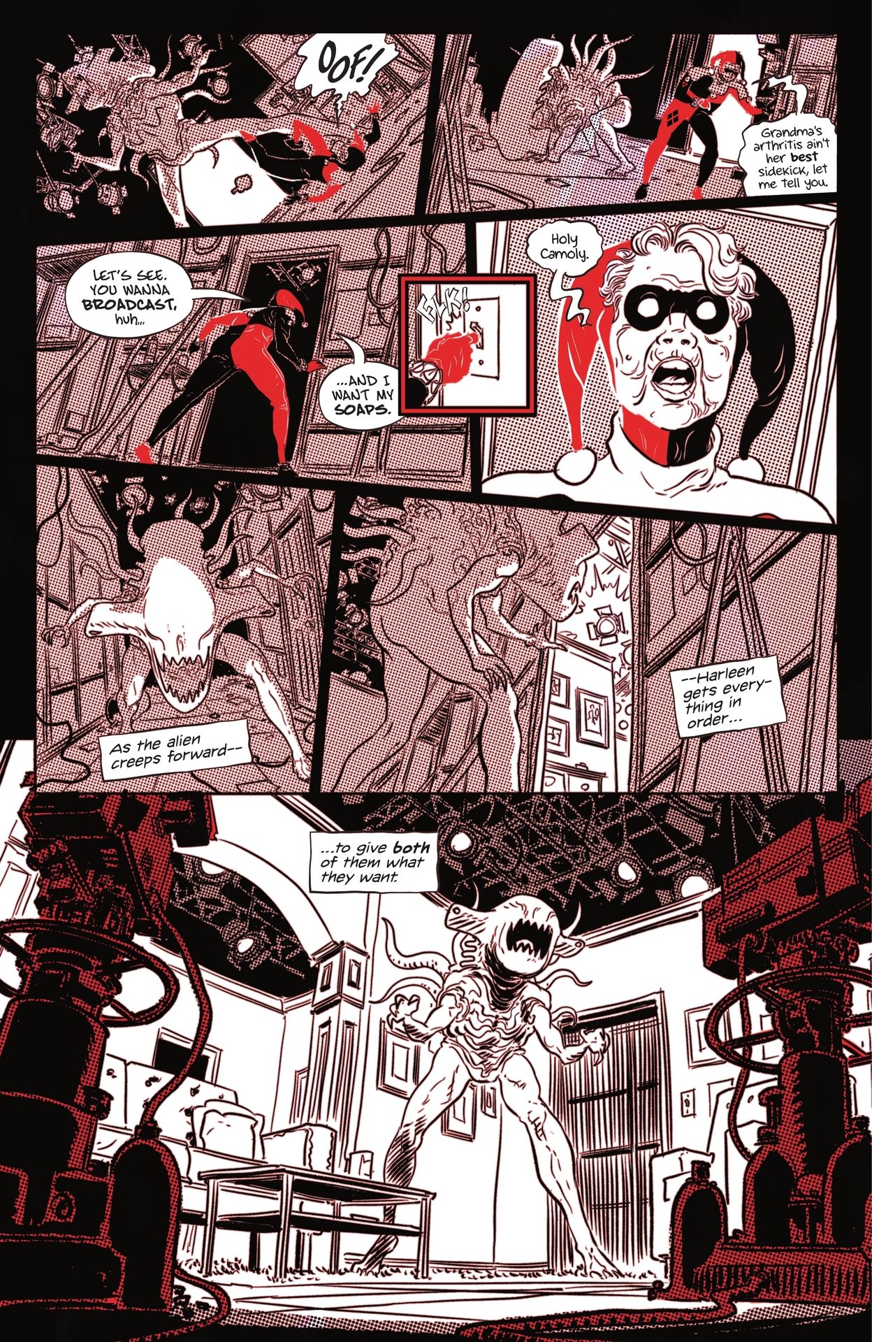 Read online Harley Quinn: Black   White   Redder comic -  Issue #4 - 33