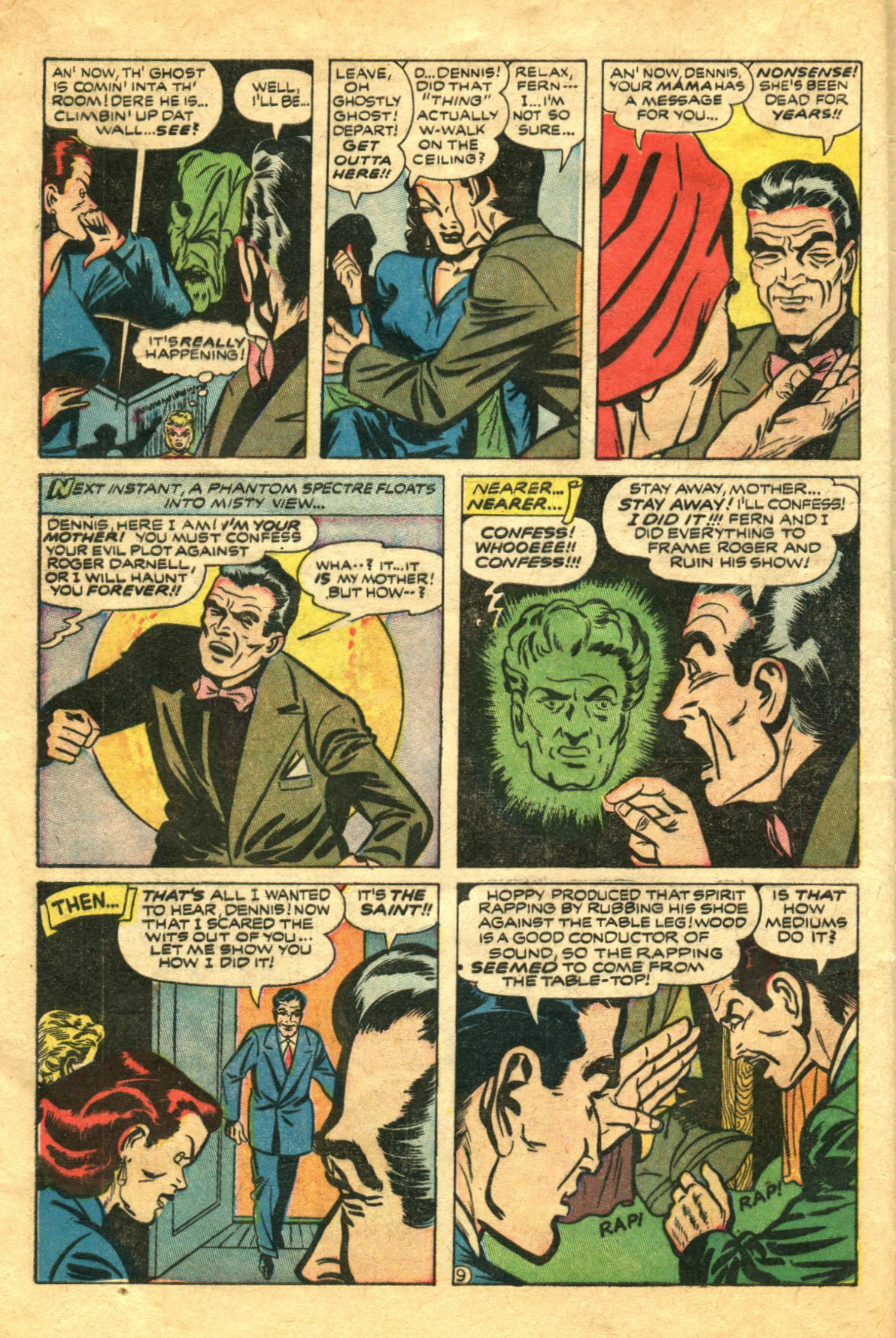 Read online The Saint (1947) comic -  Issue #7 - 32