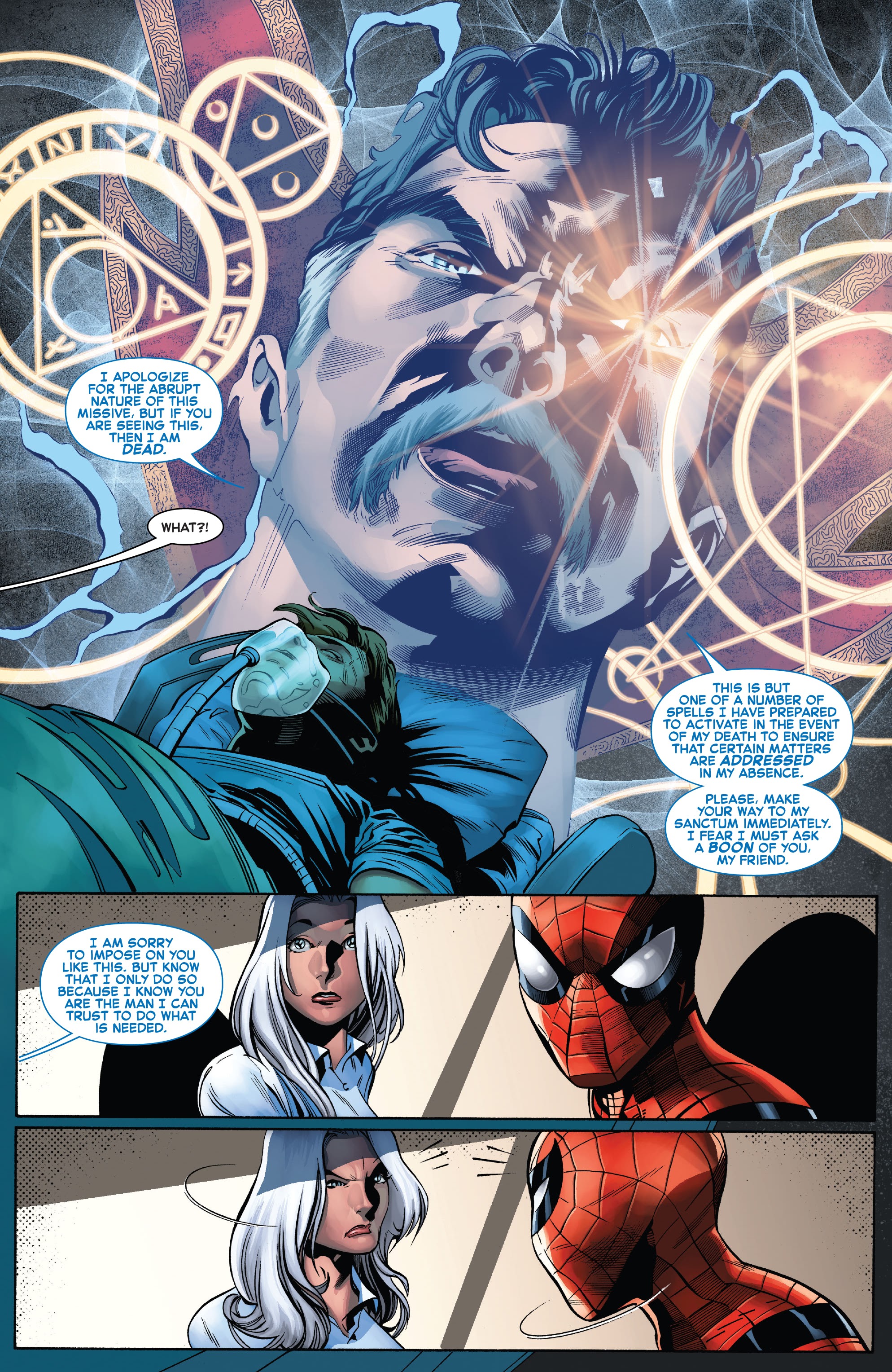 Read online Death of Doctor Strange: One-Shots comic -  Issue # Spider-Man - 6