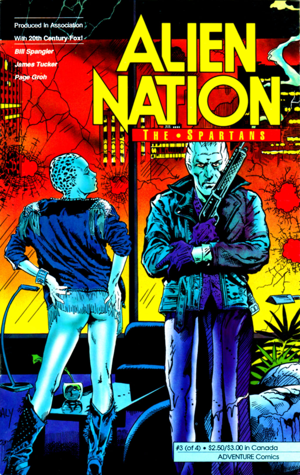 Read online Alien Nation: The Spartans comic -  Issue #3 - 1