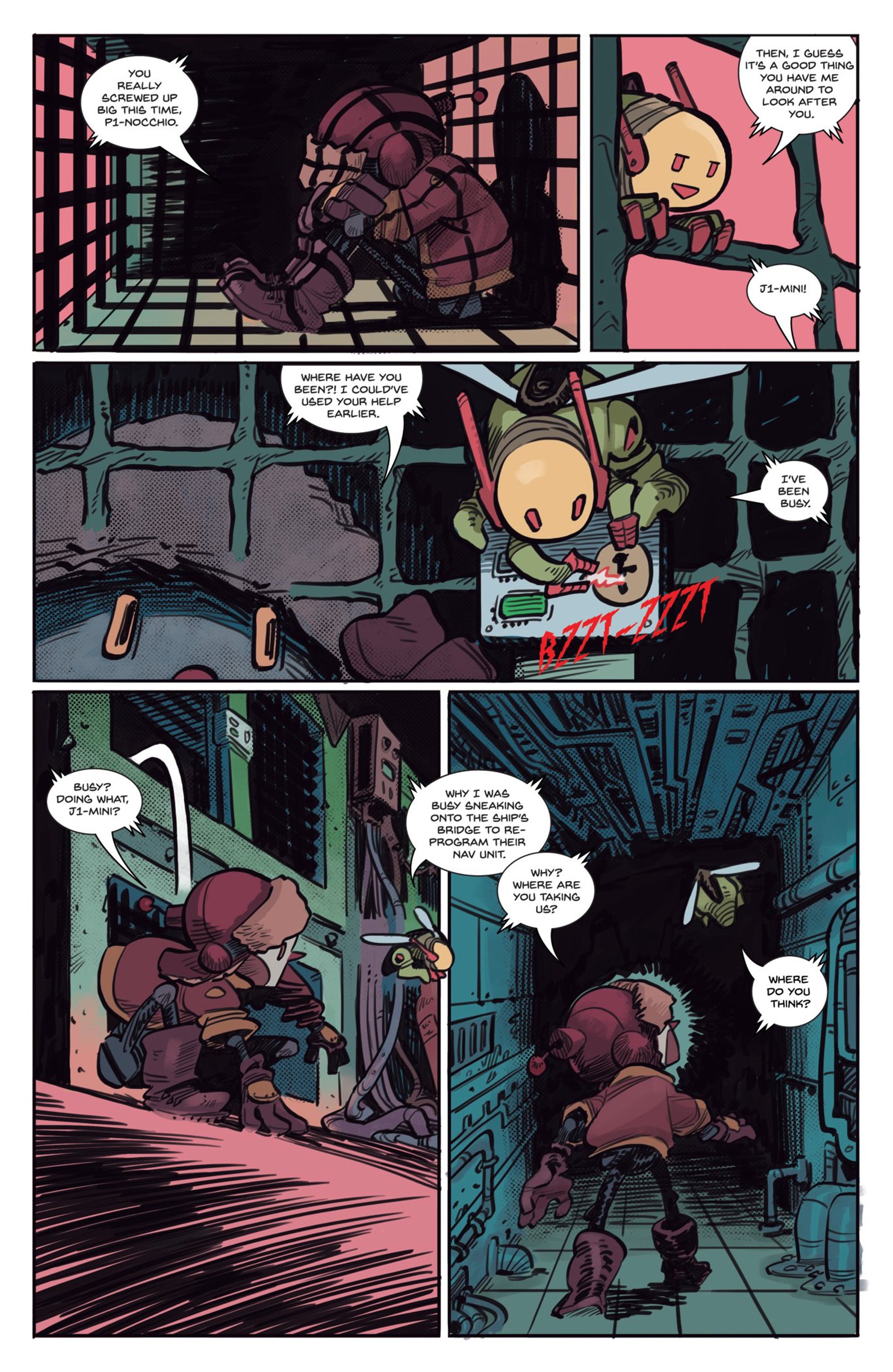Read online Grimm Space P1-Nocchio comic -  Issue # Full - 14