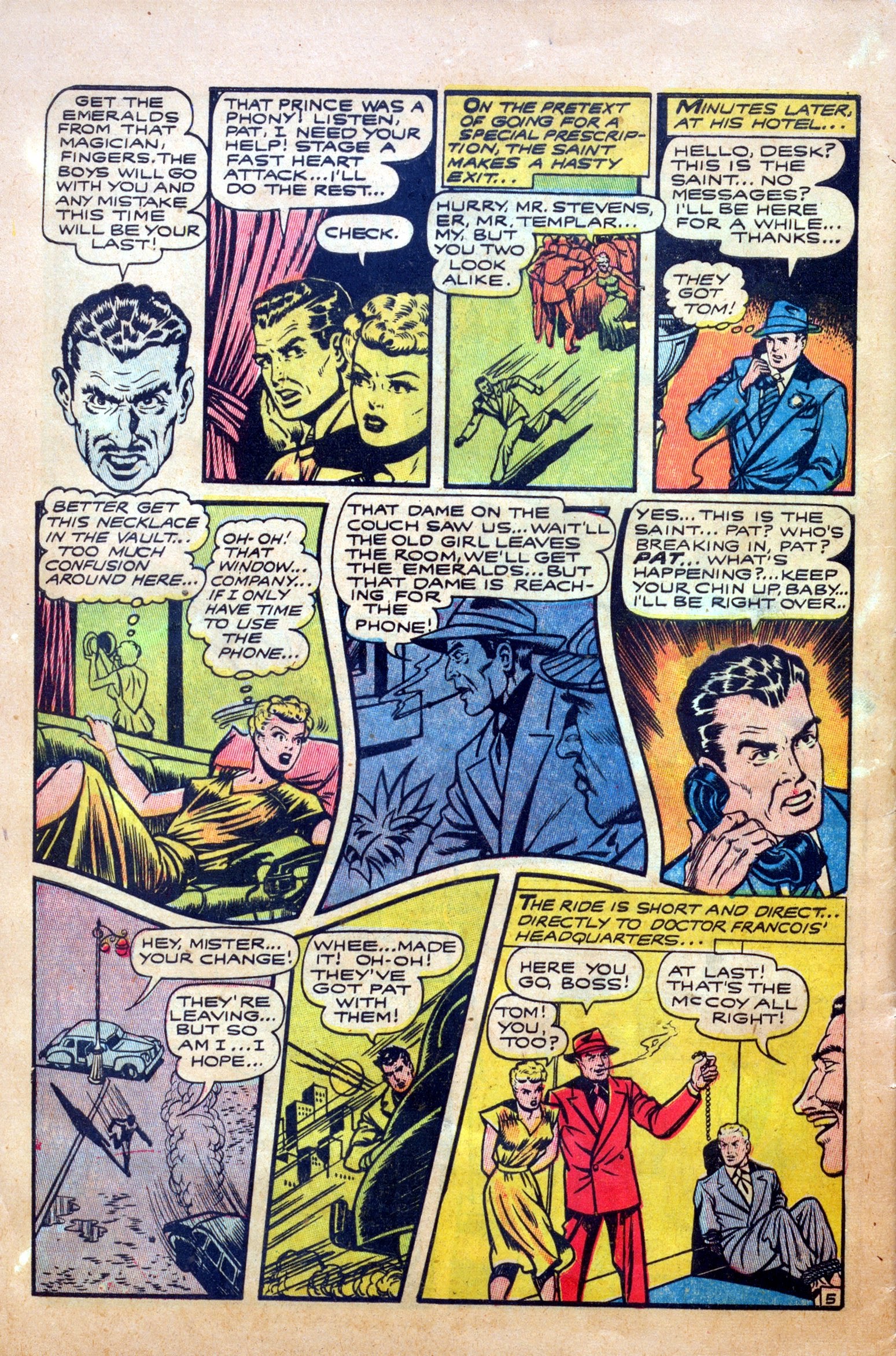 Read online The Saint (1947) comic -  Issue #1 - 32