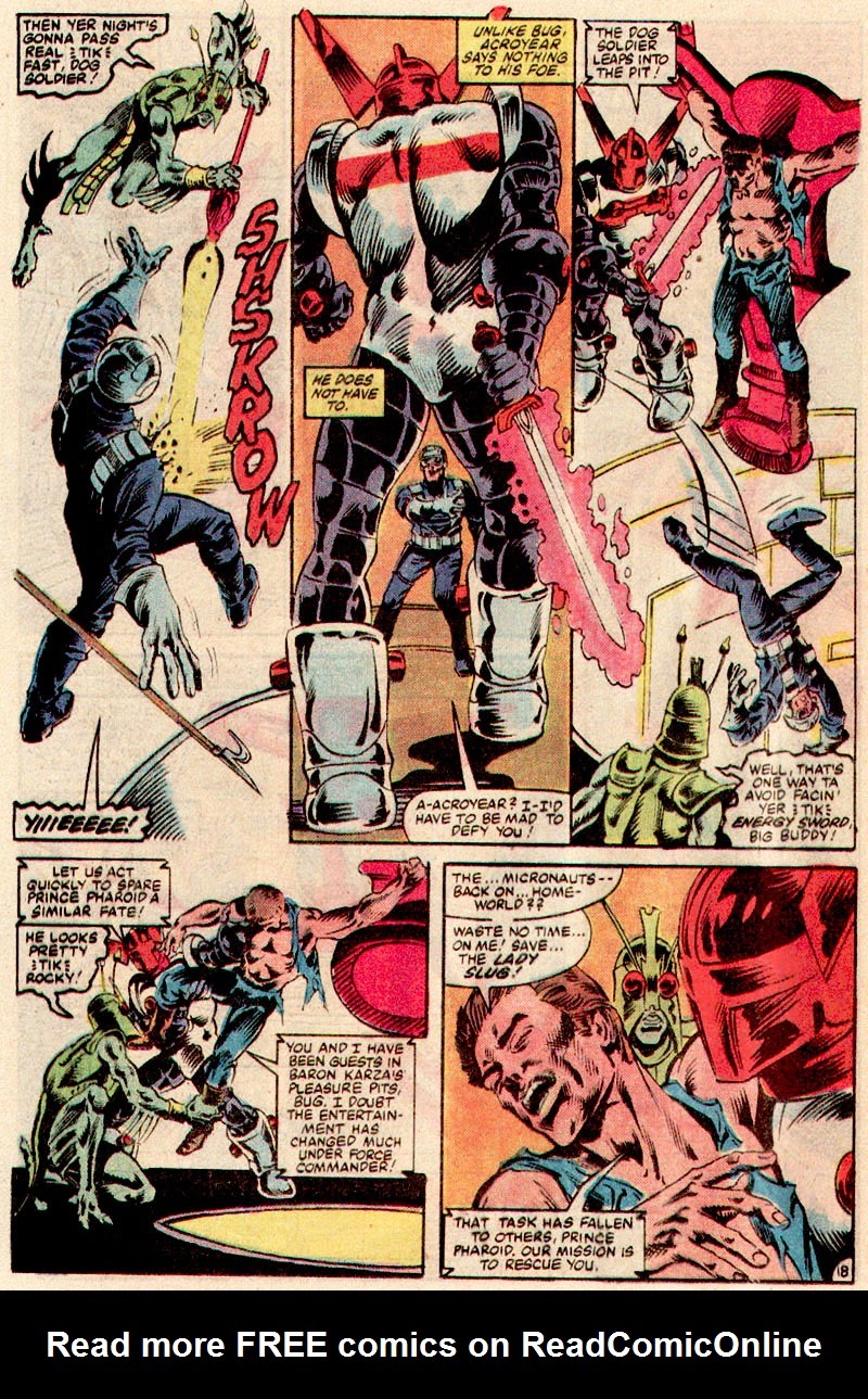 Read online Micronauts (1979) comic -  Issue #46 - 19