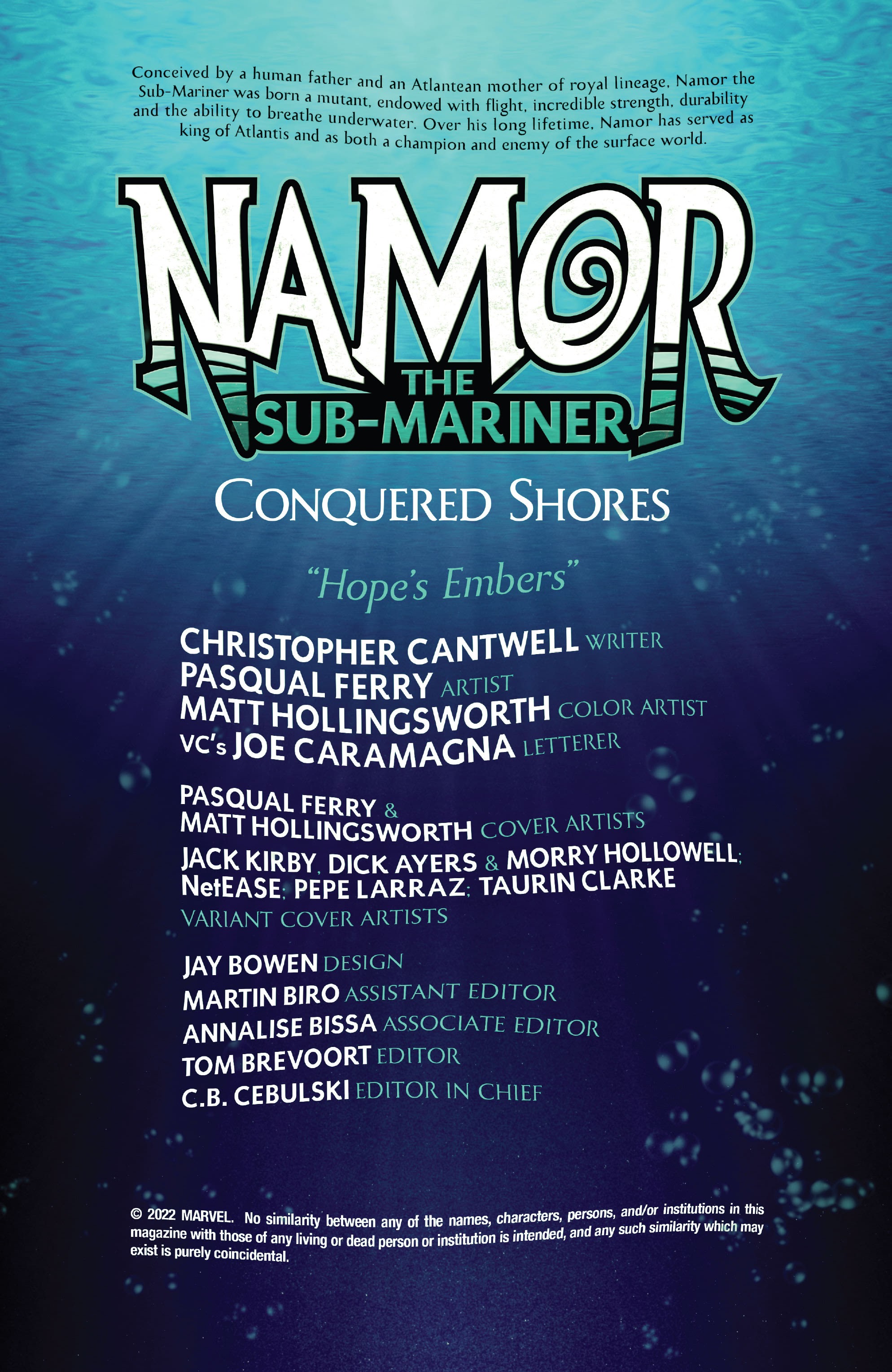 Read online Namor The Sub-Mariner (2022) comic -  Issue #1 - 3