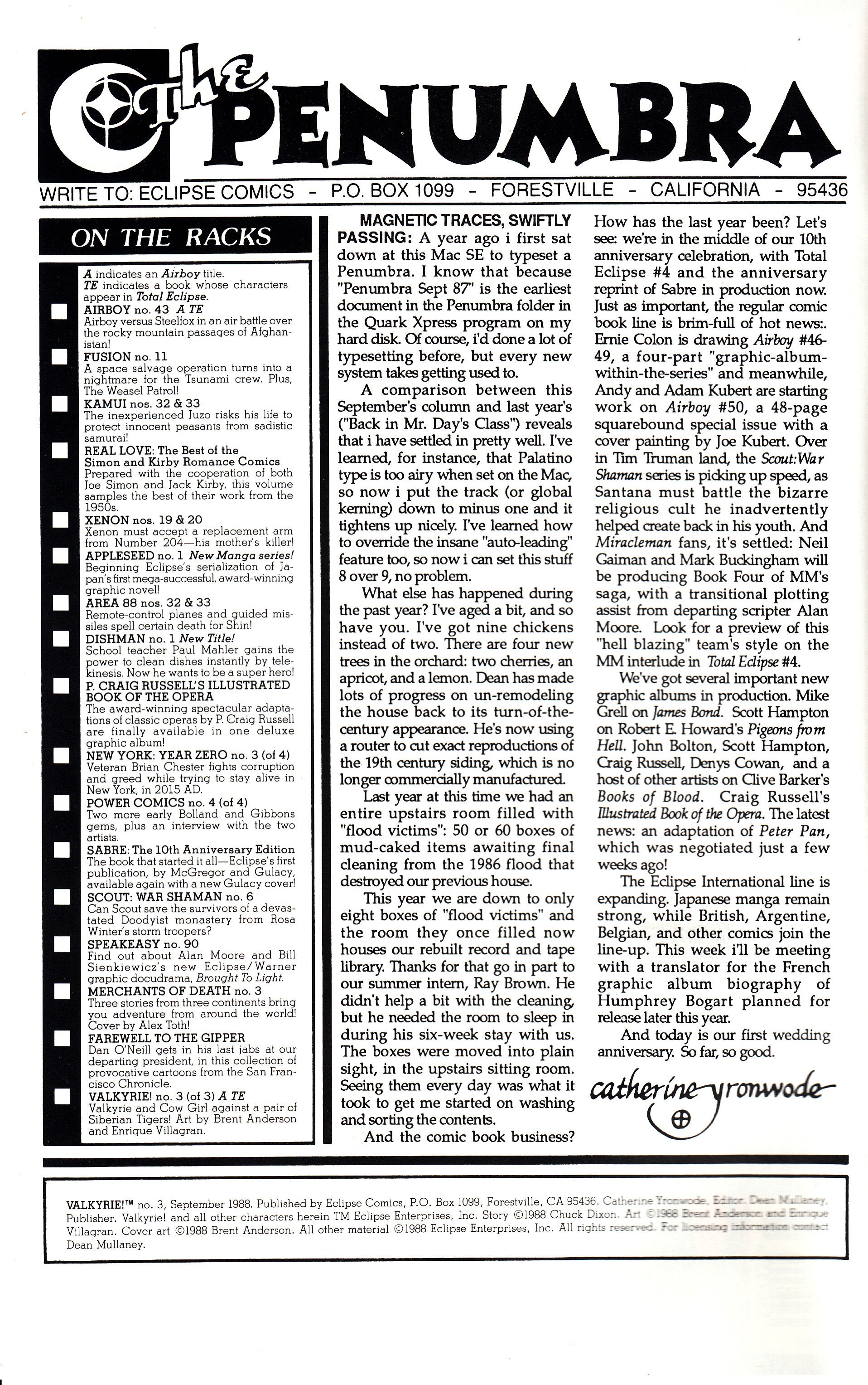 Read online Valkyrie! (1988) comic -  Issue #3 - 2