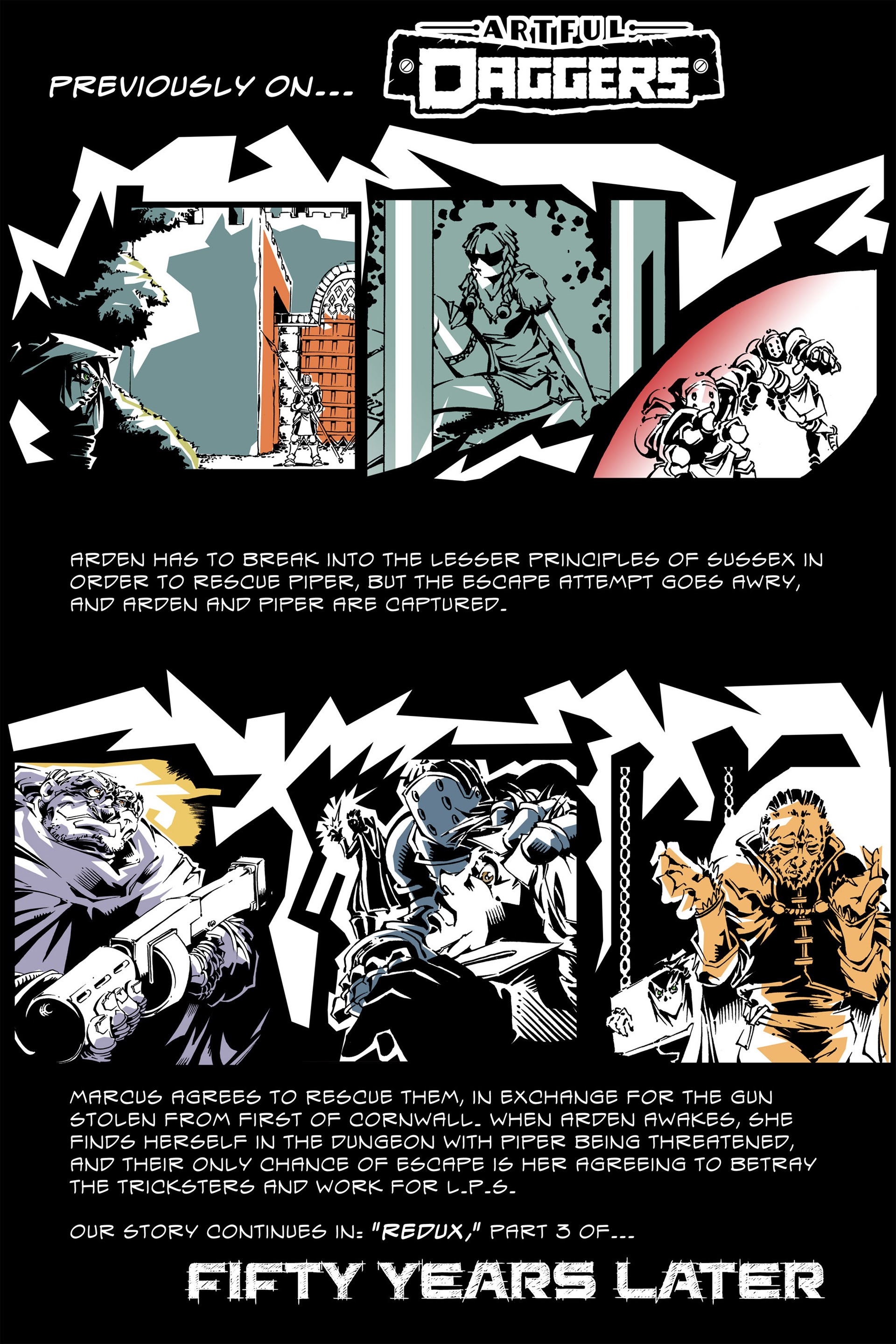 Read online Artful Daggers comic -  Issue #3 - 3