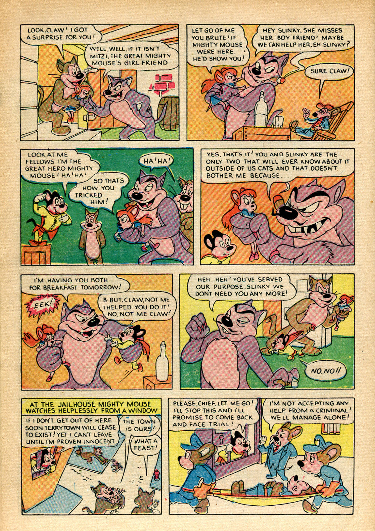 Read online Paul Terry's Mighty Mouse Comics comic -  Issue #20 - 24