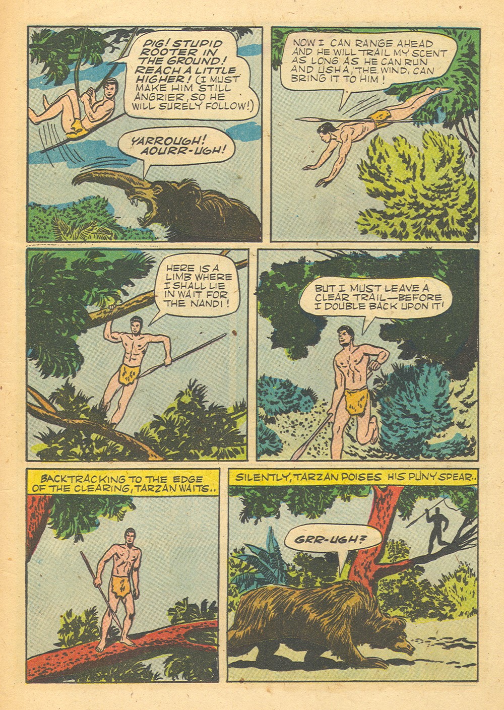 Read online Tarzan (1948) comic -  Issue #32 - 17