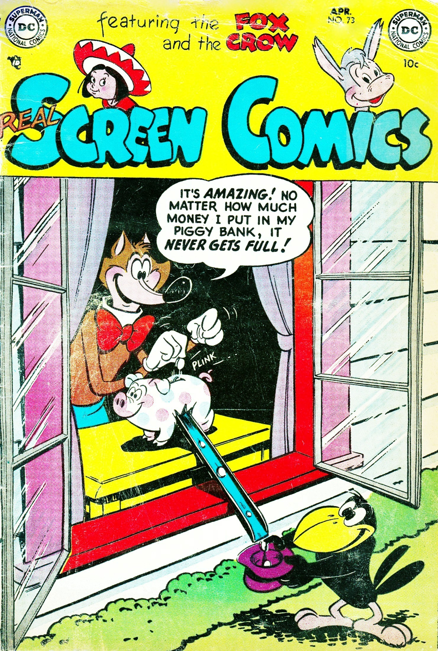 Read online Real Screen Comics comic -  Issue #73 - 1