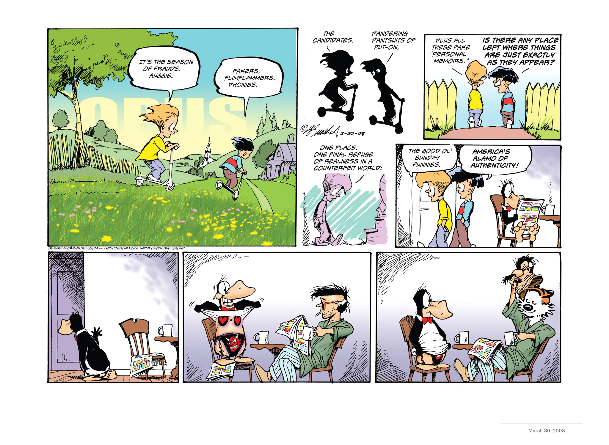 Read online Opus Complete Sunday Strips From 2003-2008 comic -  Issue # TPB (Part 3) - 36