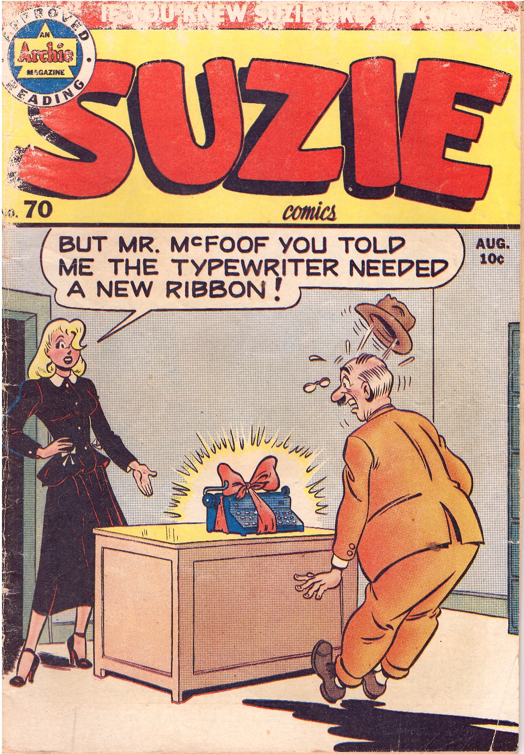 Read online Suzie Comics comic -  Issue #70 - 2