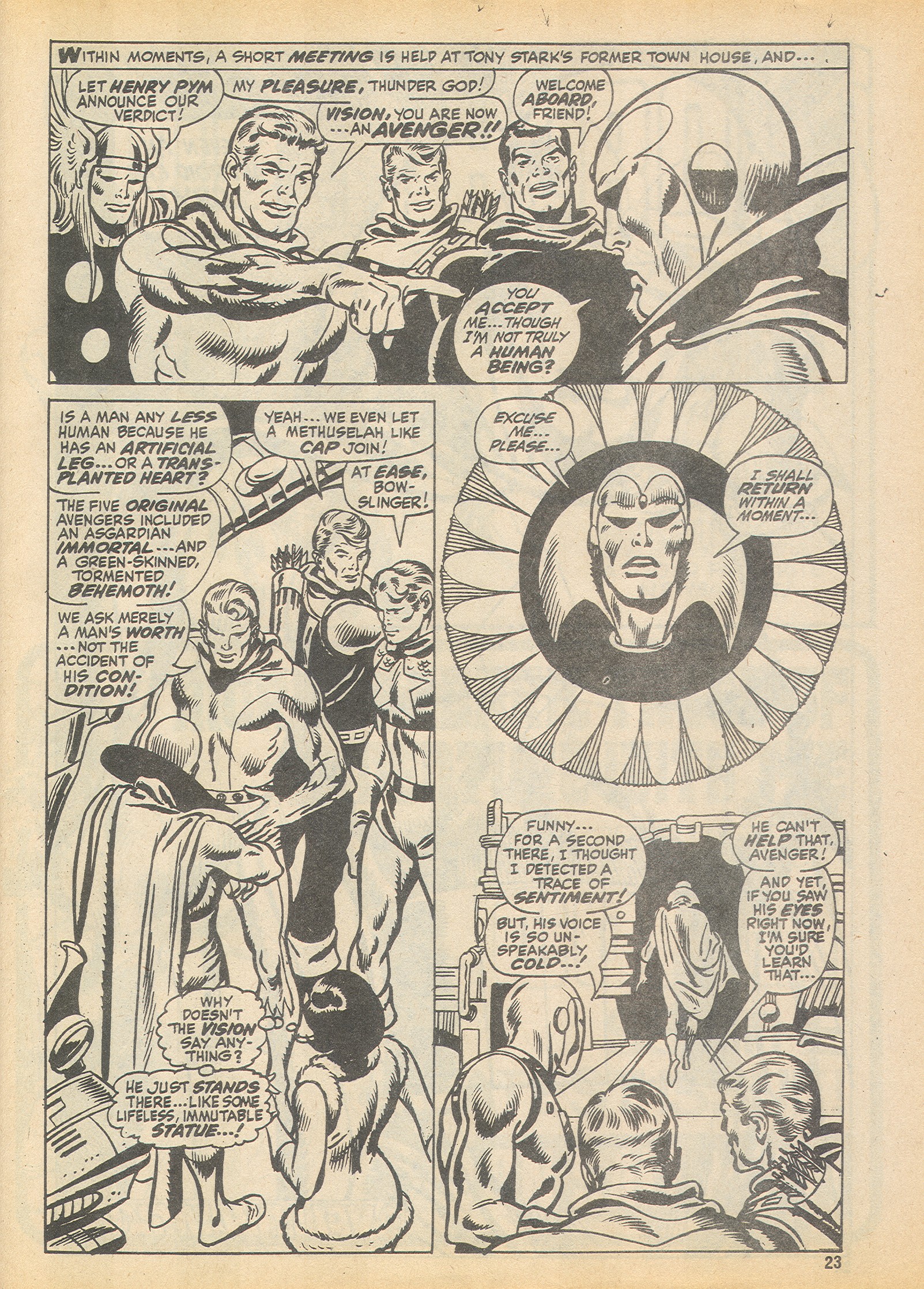 Read online The Avengers (1973) comic -  Issue #85 - 23
