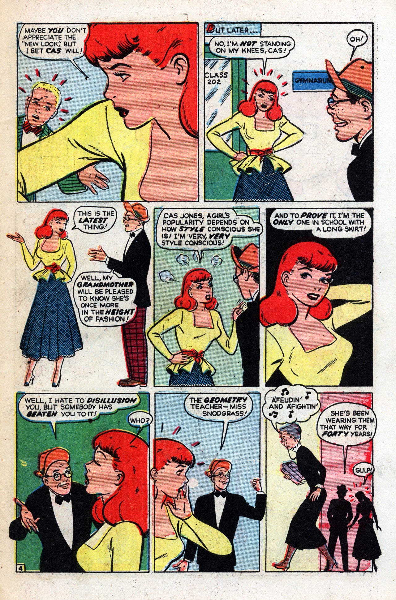 Read online Junior Miss (1947) comic -  Issue #30 - 39