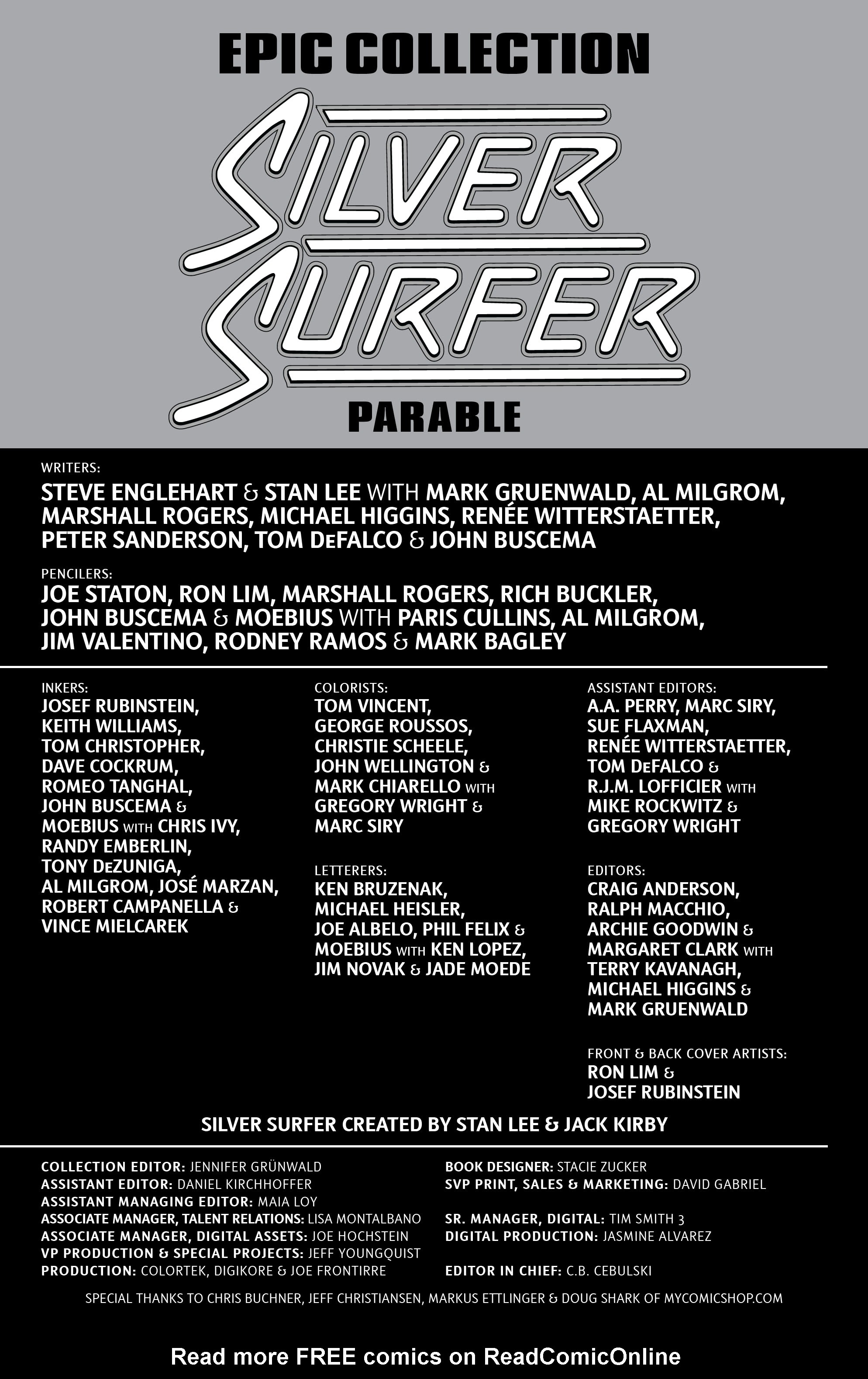 Read online Silver Surfer Epic Collection comic -  Issue # TPB 4 (Part 1) - 2