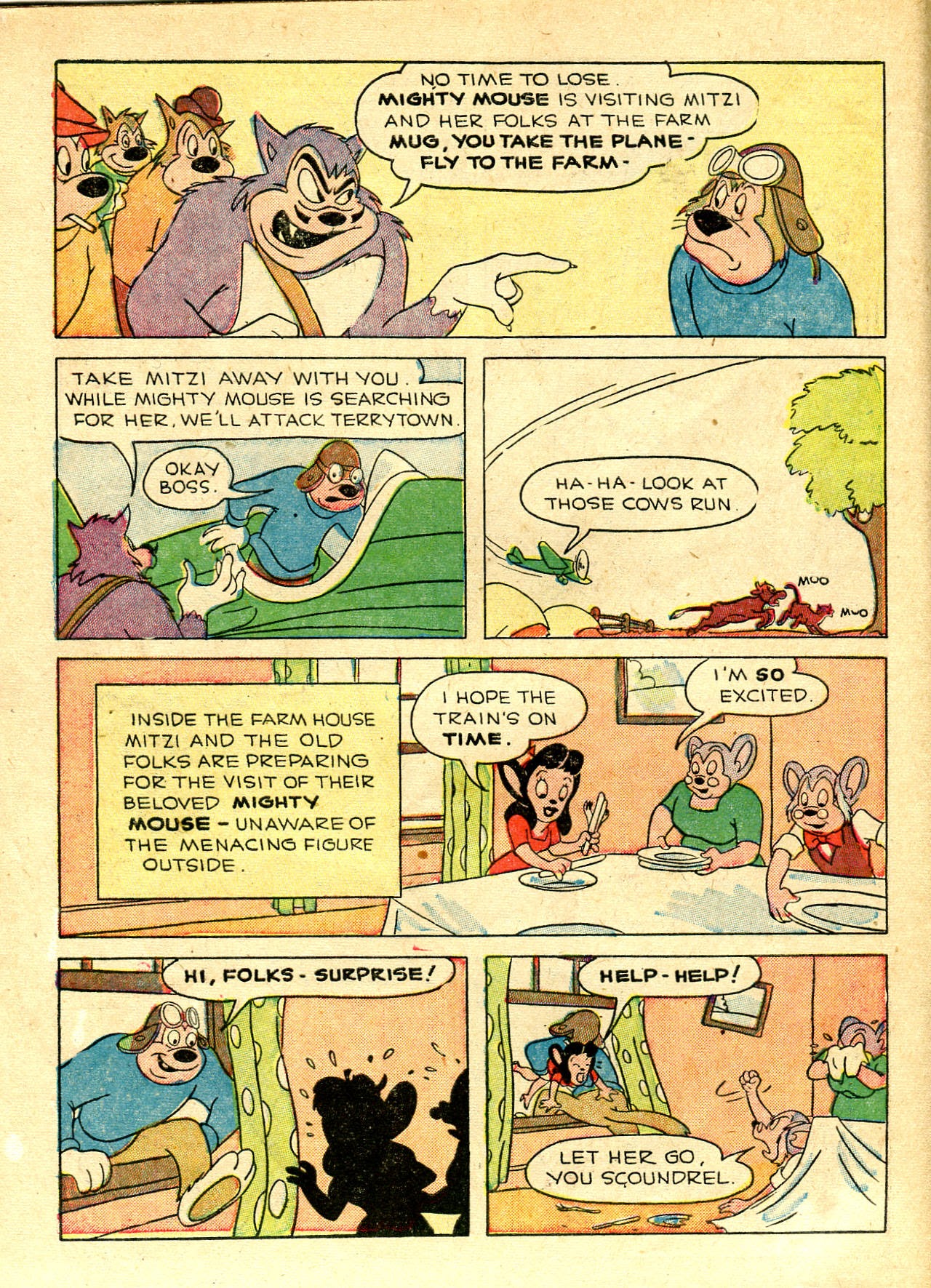 Read online Paul Terry's Mighty Mouse Comics comic -  Issue #32 - 6