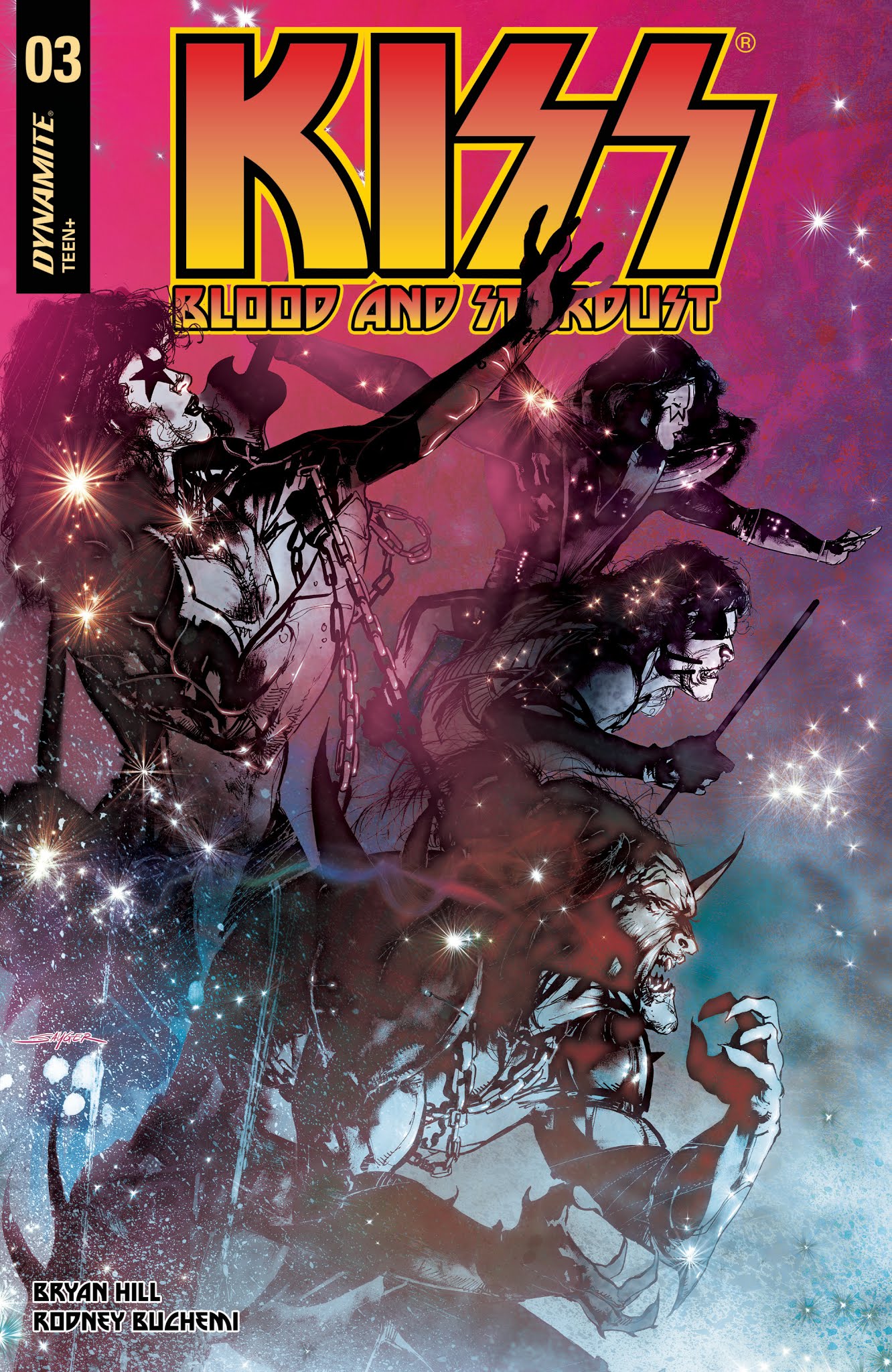 Read online KISS: Blood and Stardust comic -  Issue #3 - 1