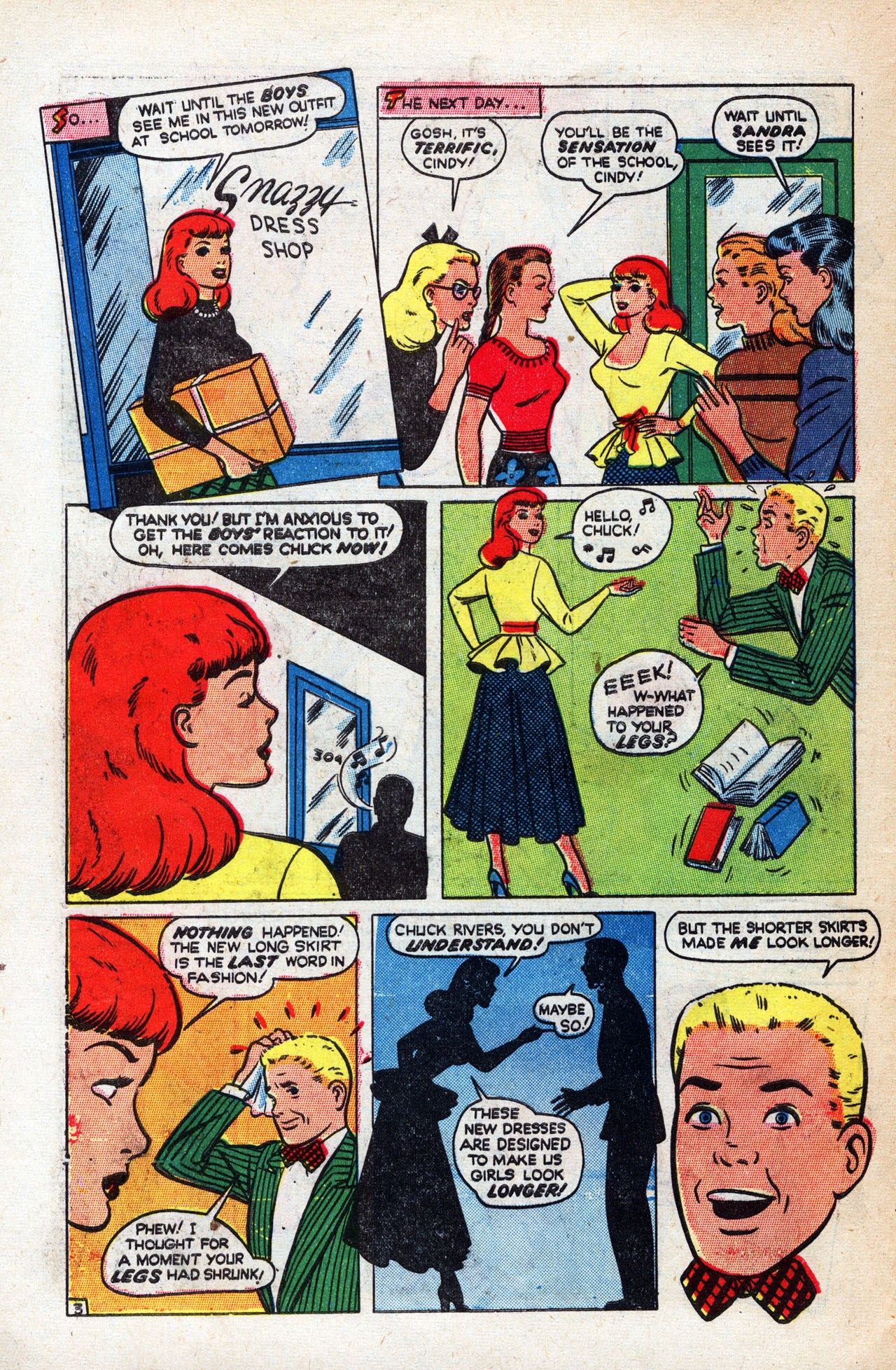 Read online Junior Miss (1947) comic -  Issue #30 - 38