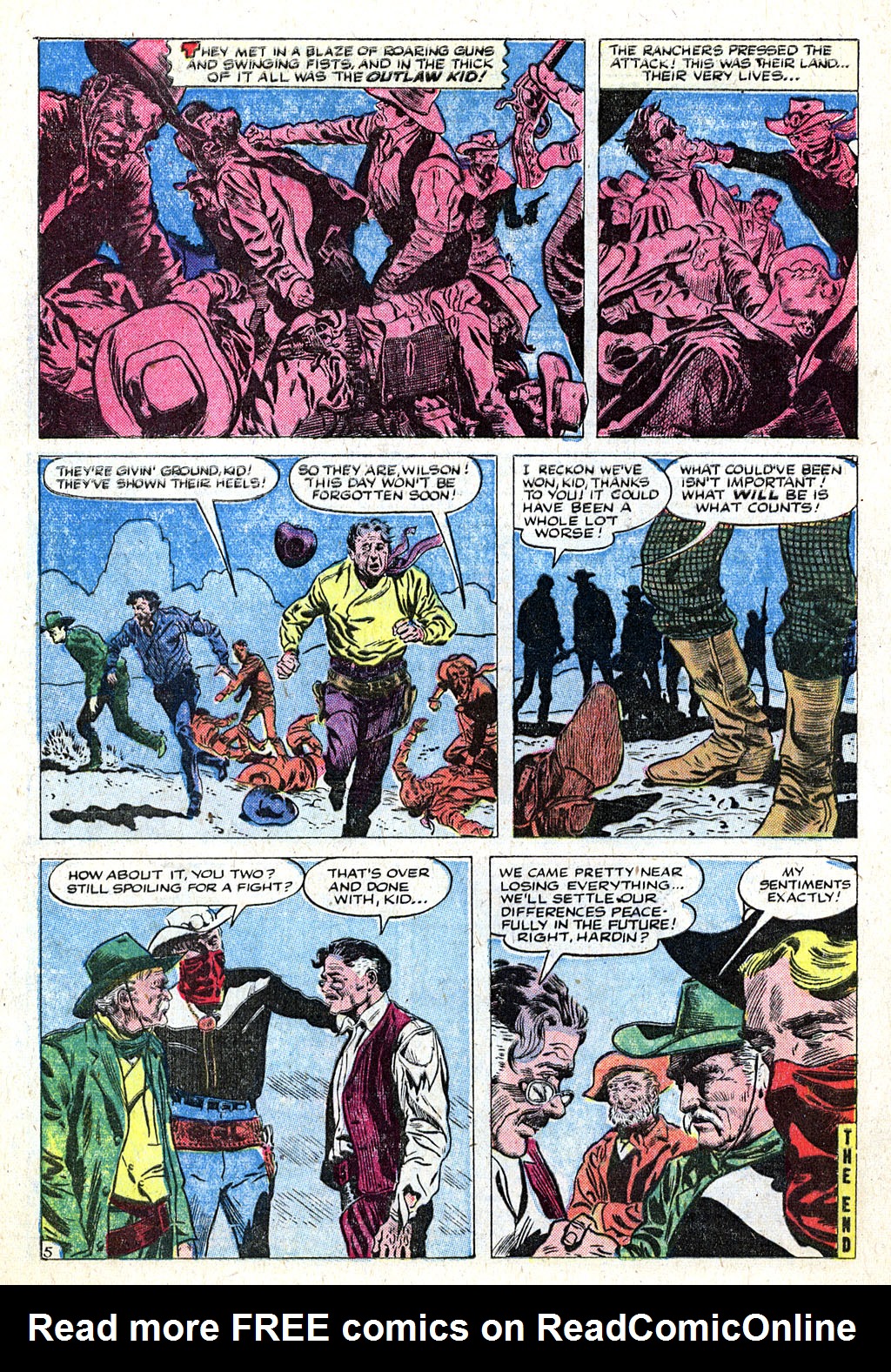 Read online The Outlaw Kid (1954) comic -  Issue #12 - 32
