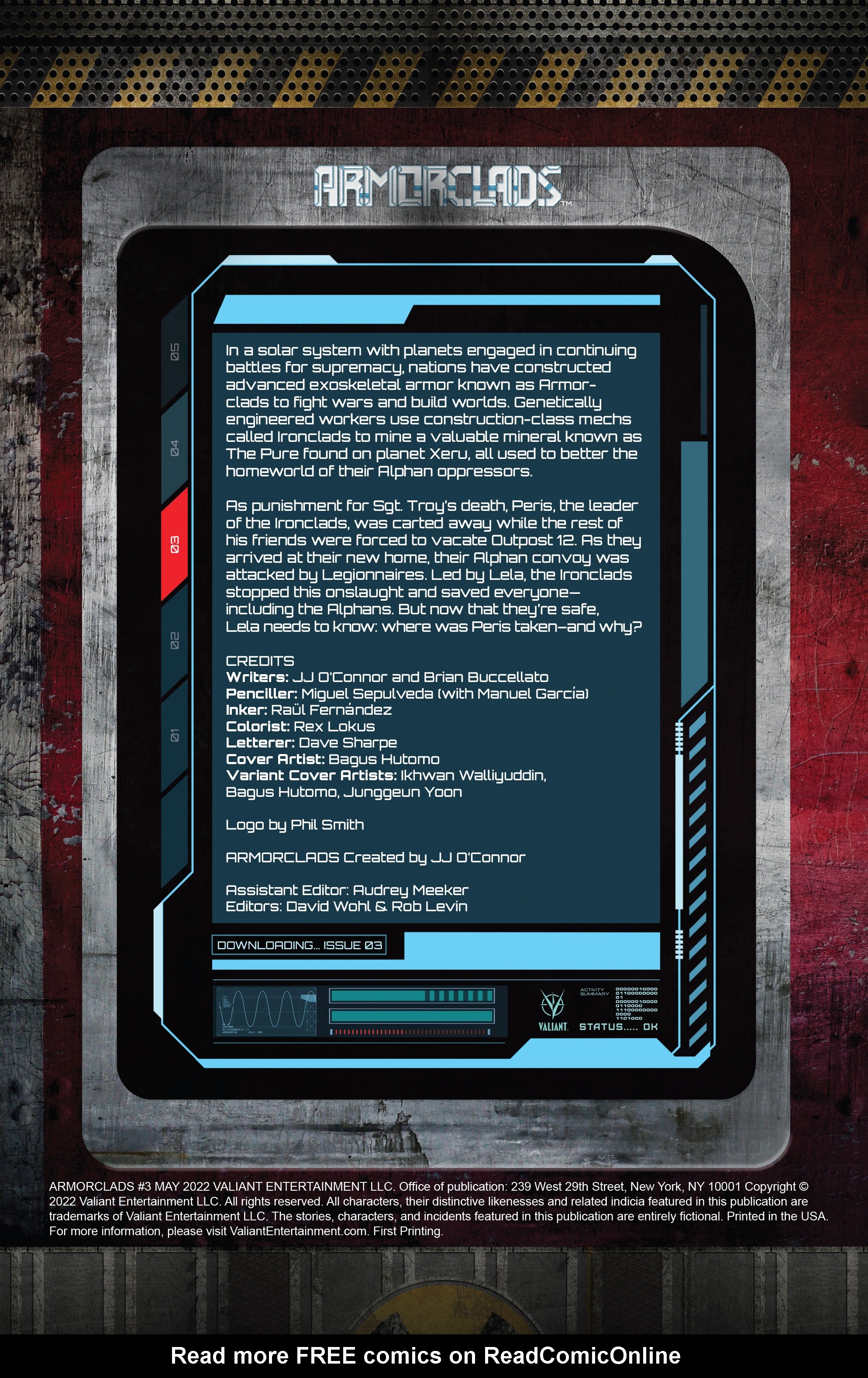 Read online Armorclads comic -  Issue #3 - 2