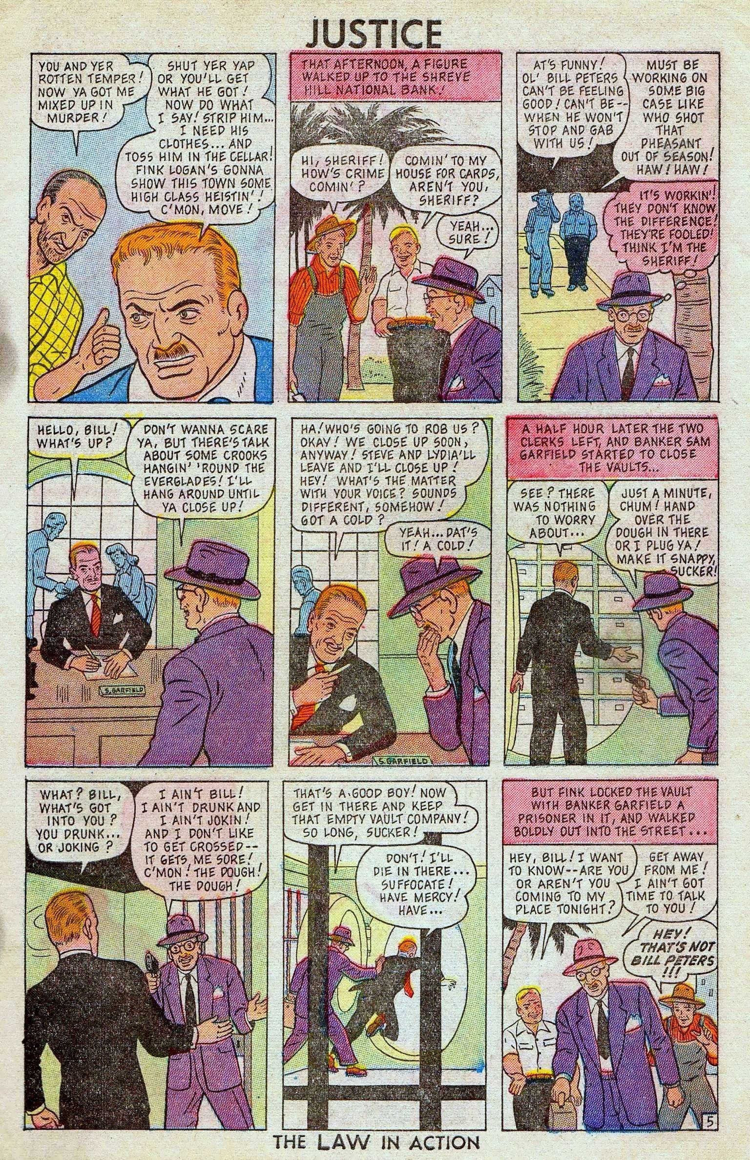 Read online Justice (1947) comic -  Issue #11 - 7