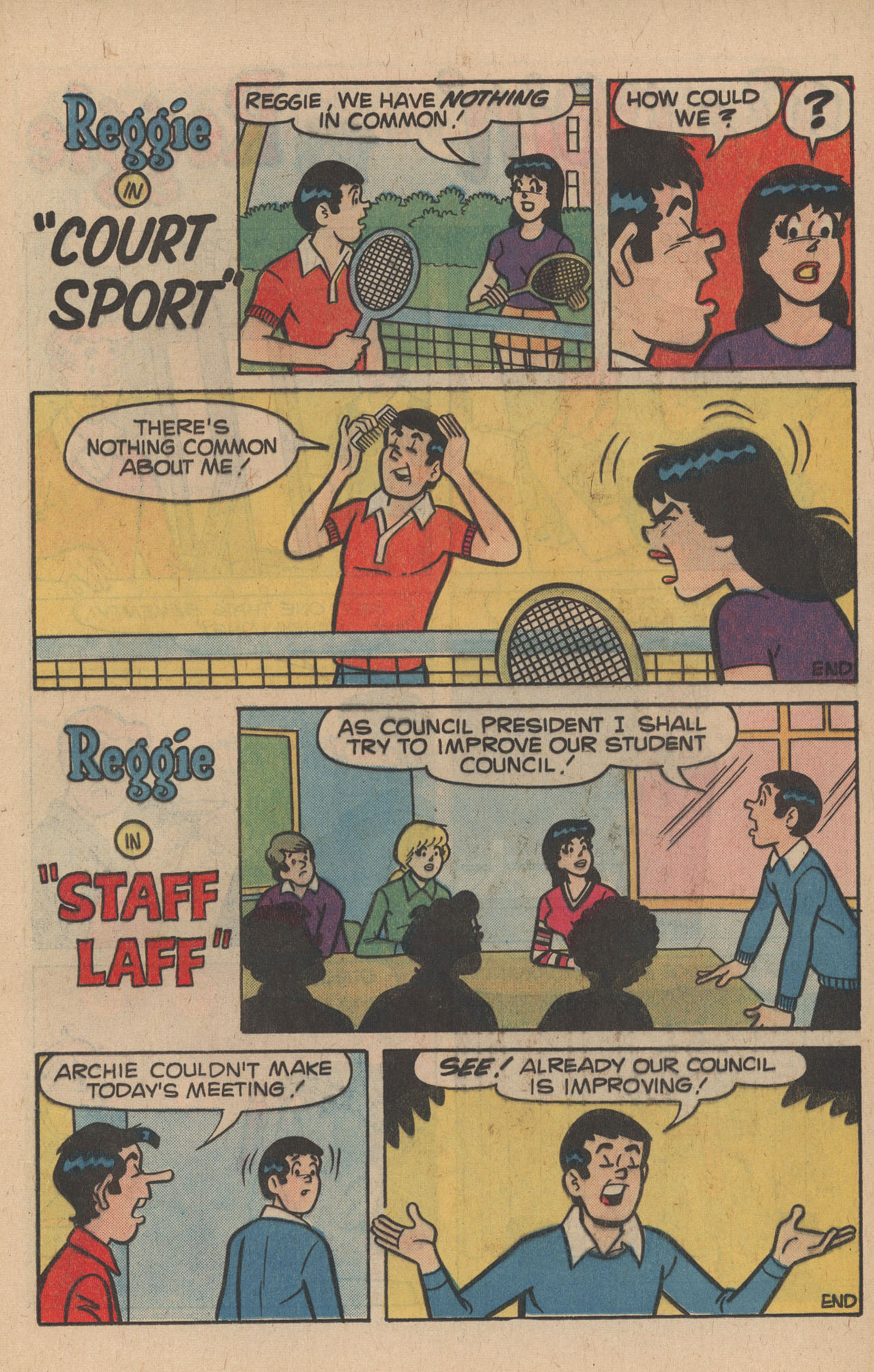 Read online Reggie's Wise Guy Jokes comic -  Issue #46 - 21