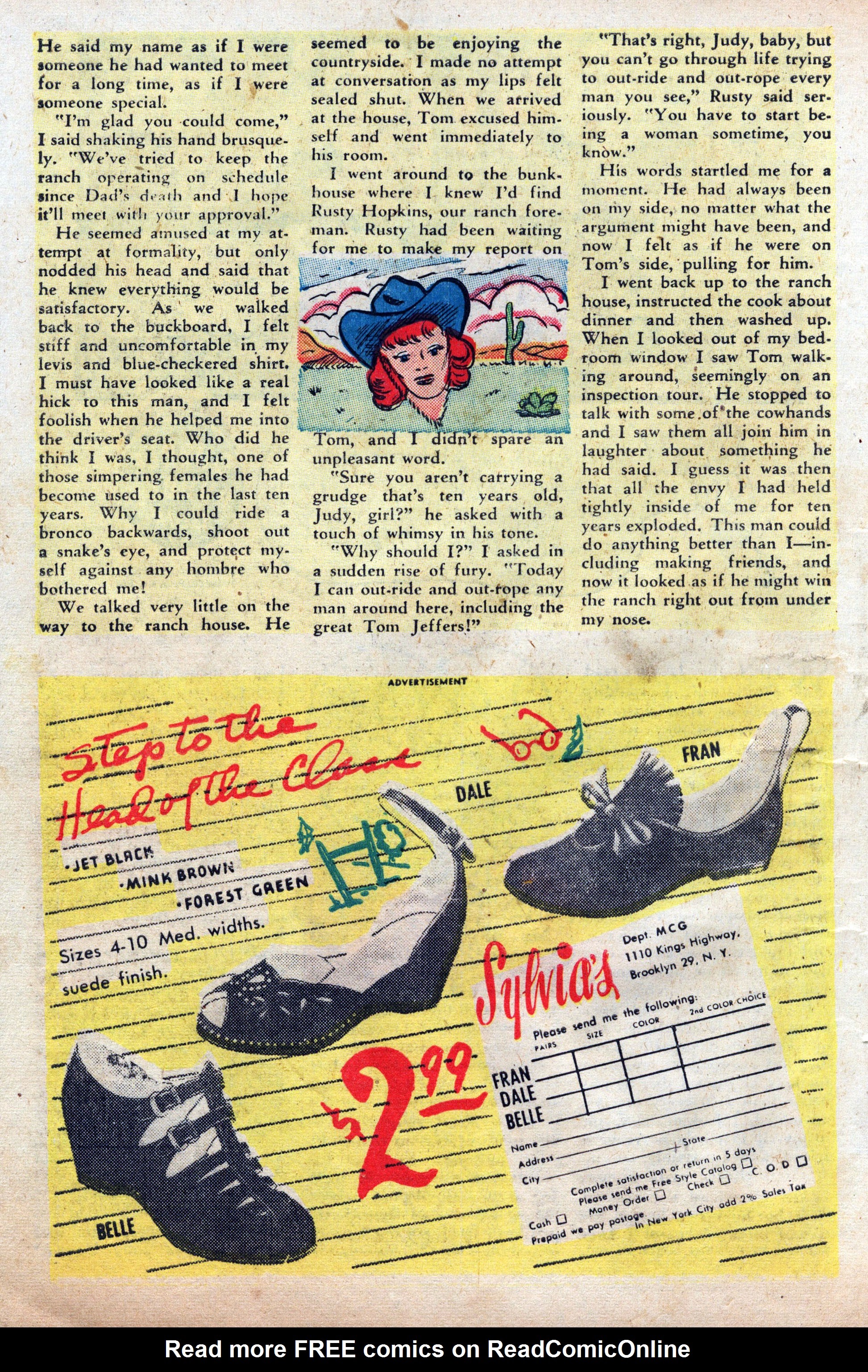 Read online Cowboy Romances comic -  Issue #2 - 12