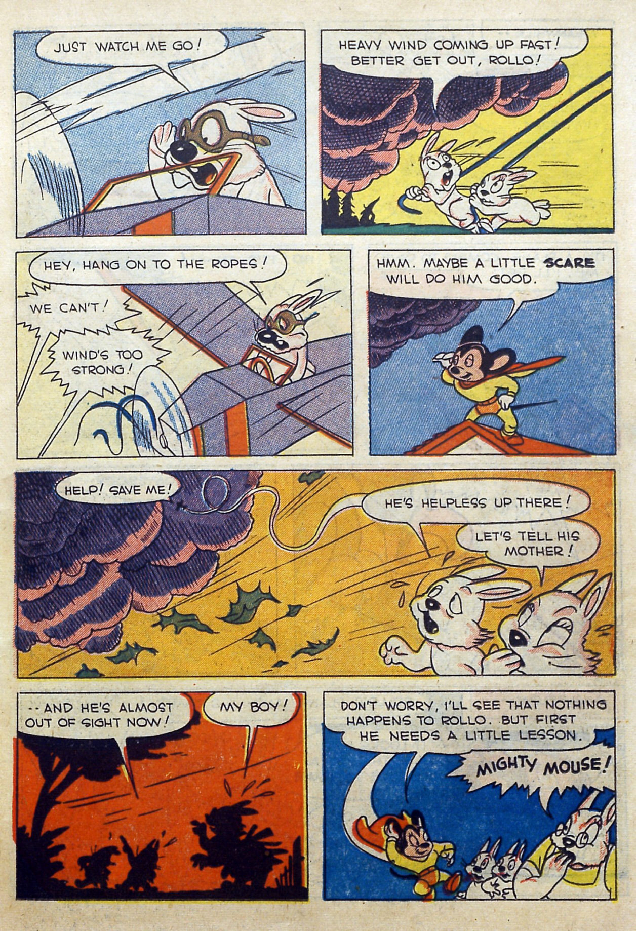 Read online Paul Terry's Mighty Mouse Comics comic -  Issue #42 - 46
