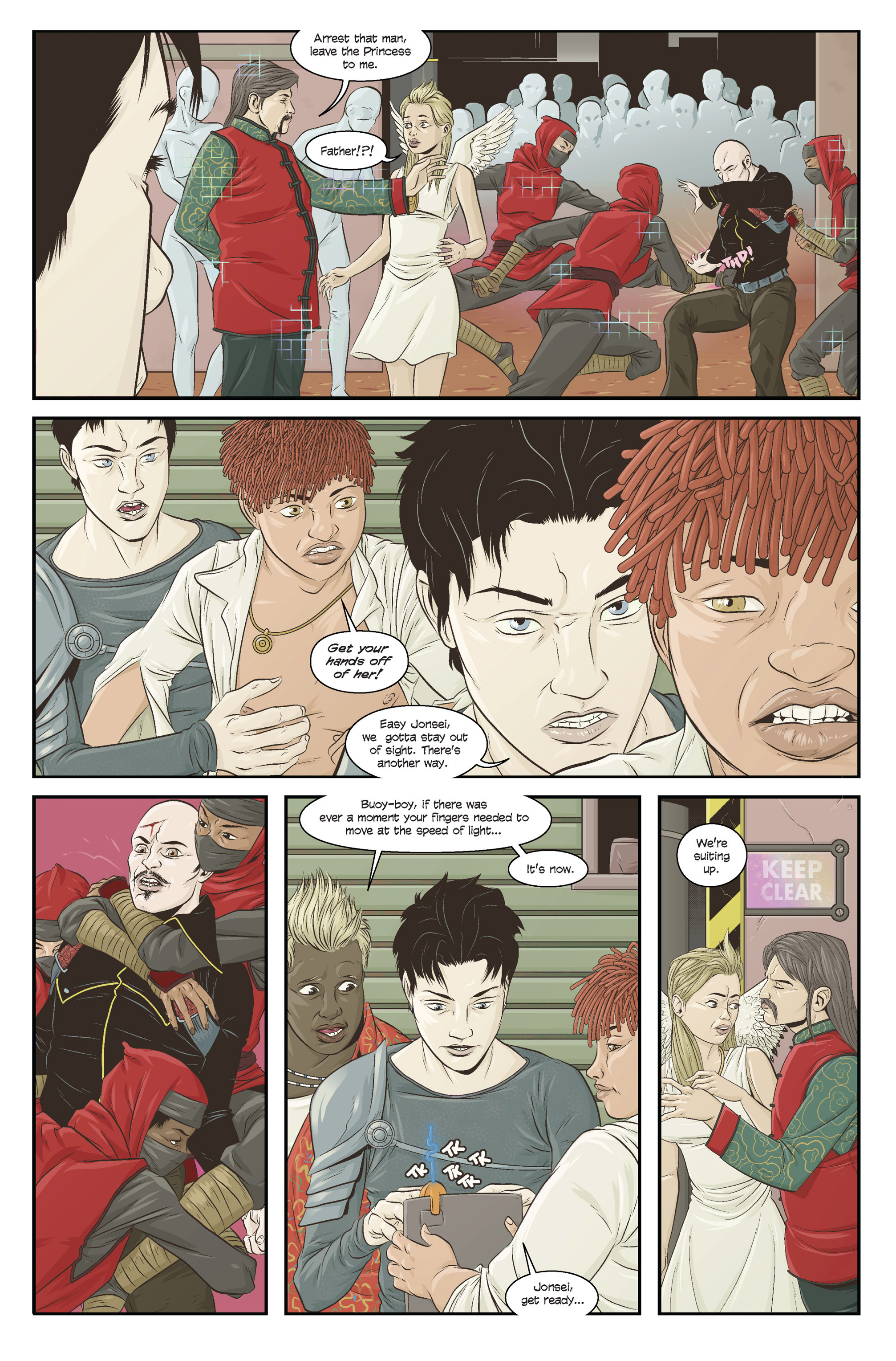 Read online Skinned comic -  Issue #5 - 14