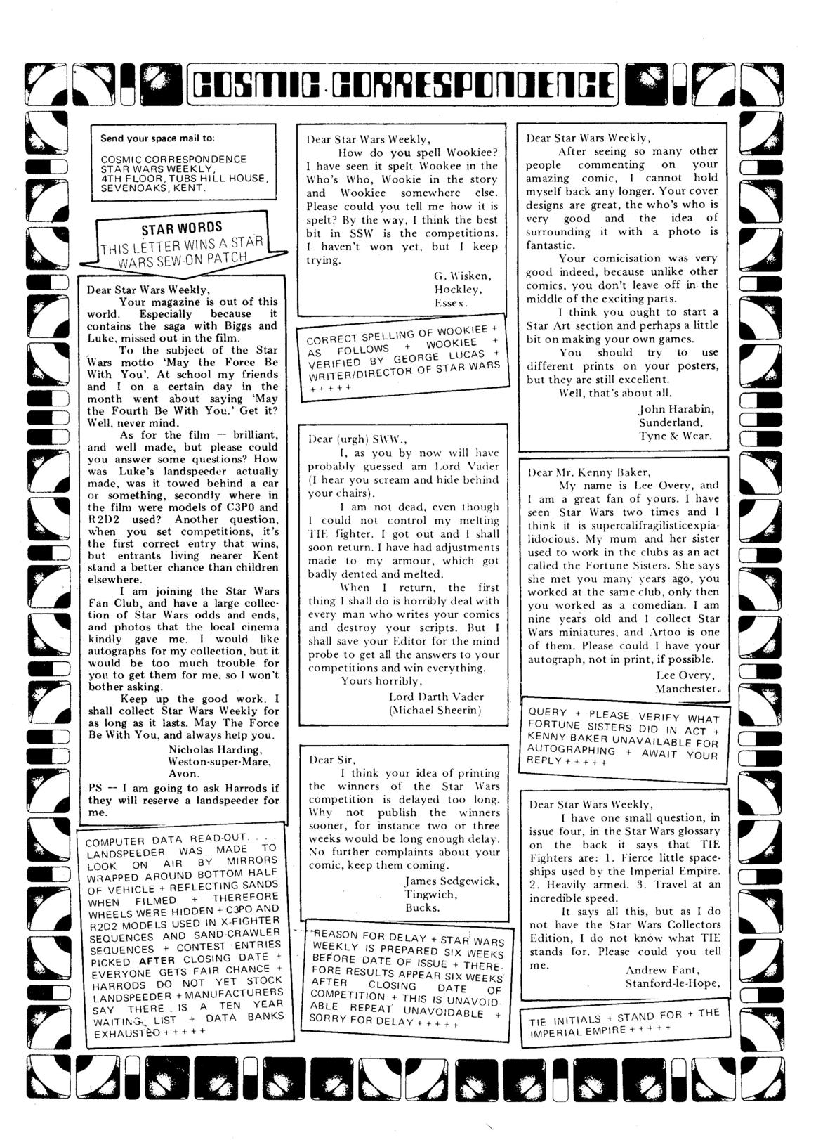 Read online Star Wars Weekly comic -  Issue #21 - 6