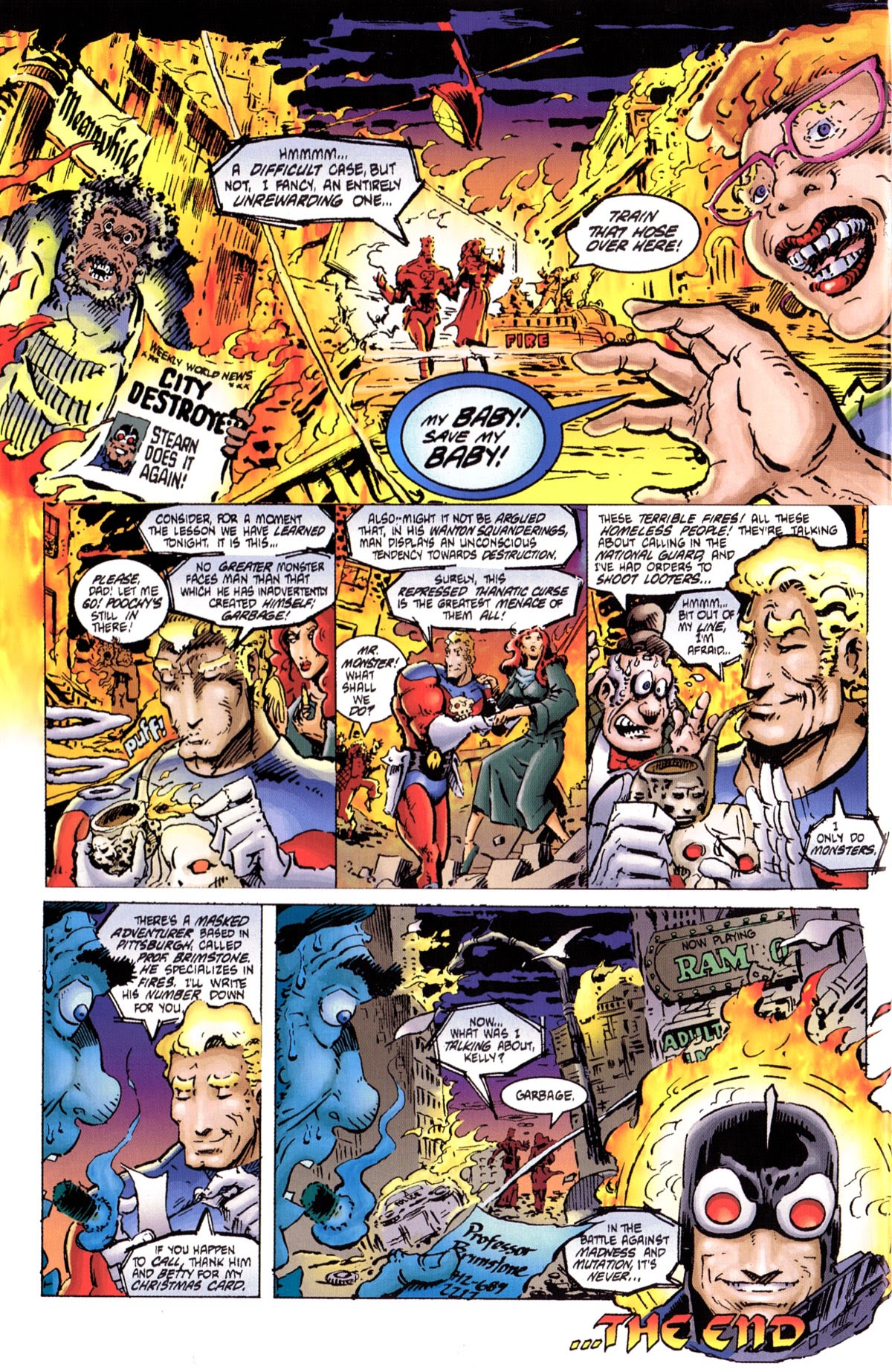 Read online Mr. Monster: Who Watches the Garbagemen? comic -  Issue # Full - 18