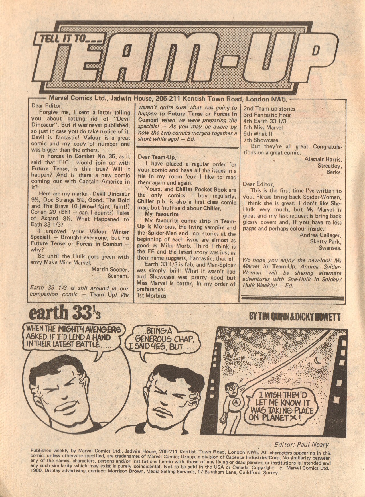 Read online Marvel Team-Up (1980) comic -  Issue #23 - 2
