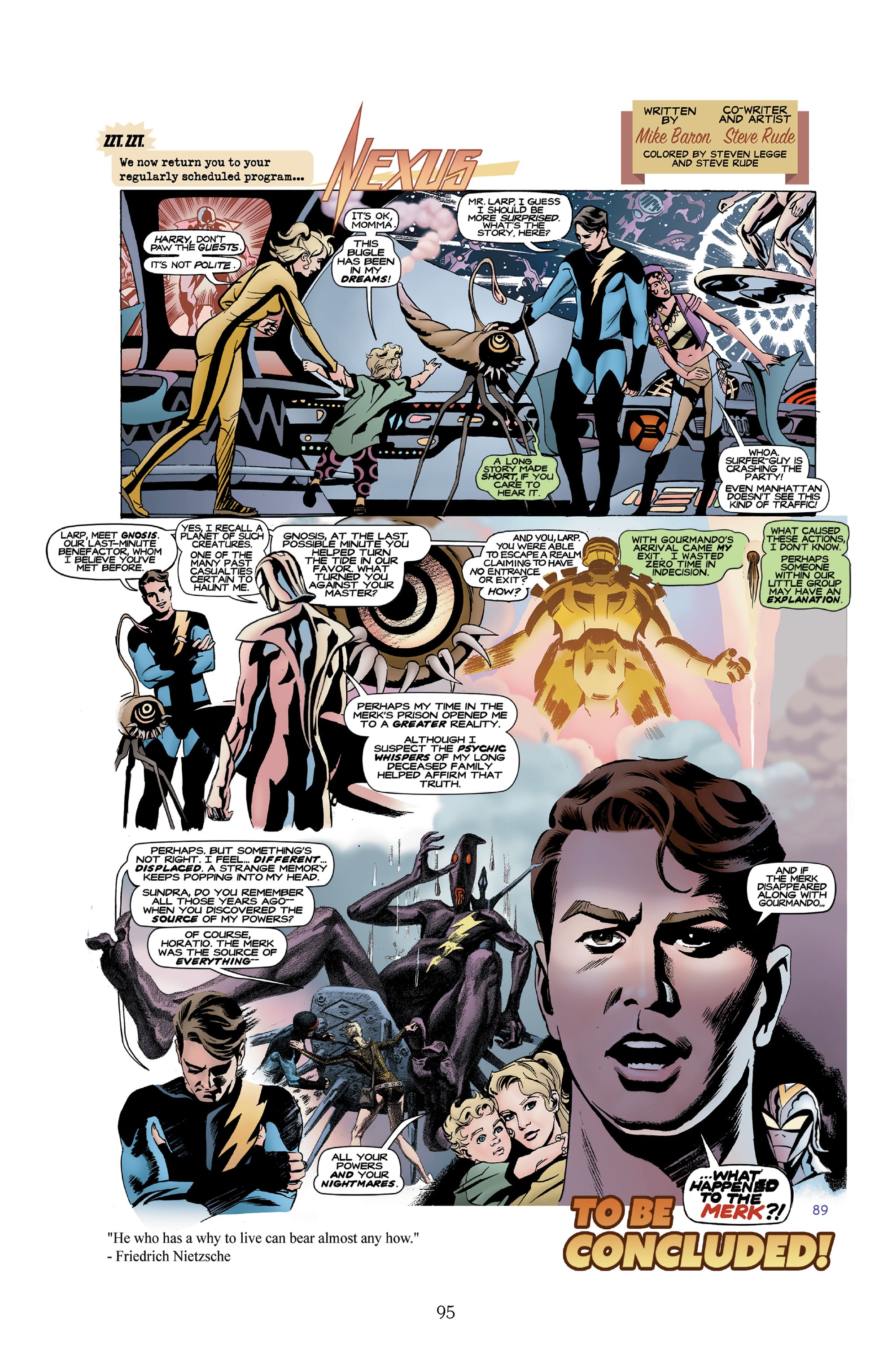 Read online Nexus Newspaper Strips: The Coming of Gourmando comic -  Issue # TPB (Part 1) - 94