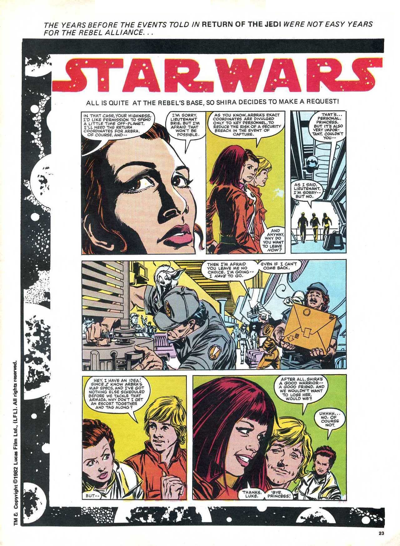 Read online Return of the Jedi comic -  Issue #109 - 23