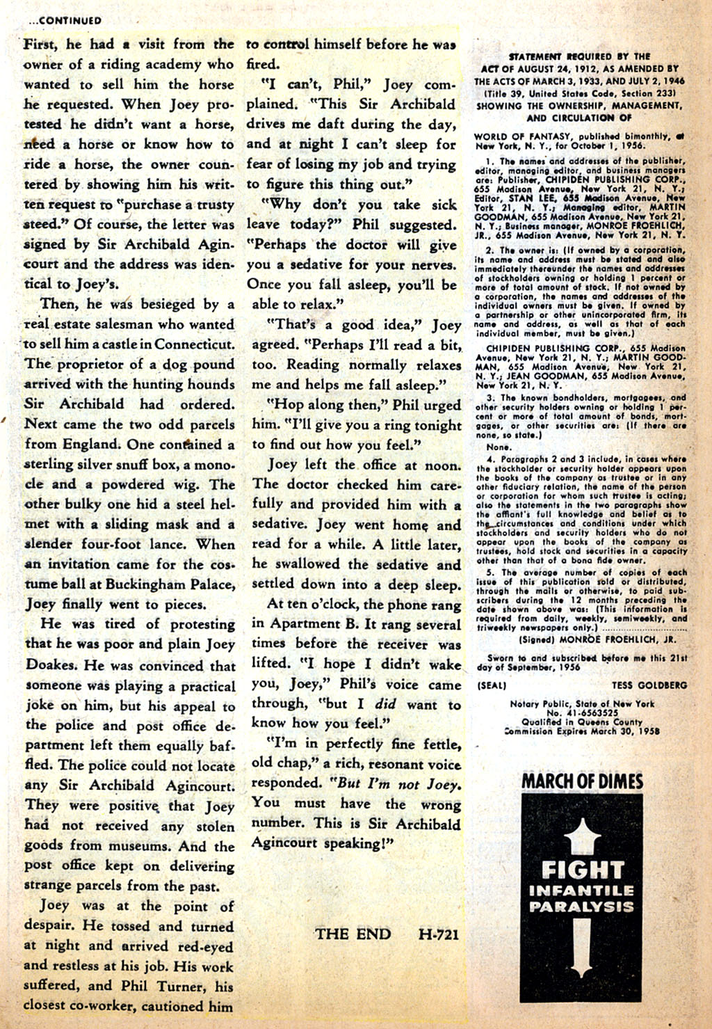 Read online World of Fantasy comic -  Issue #7 - 28