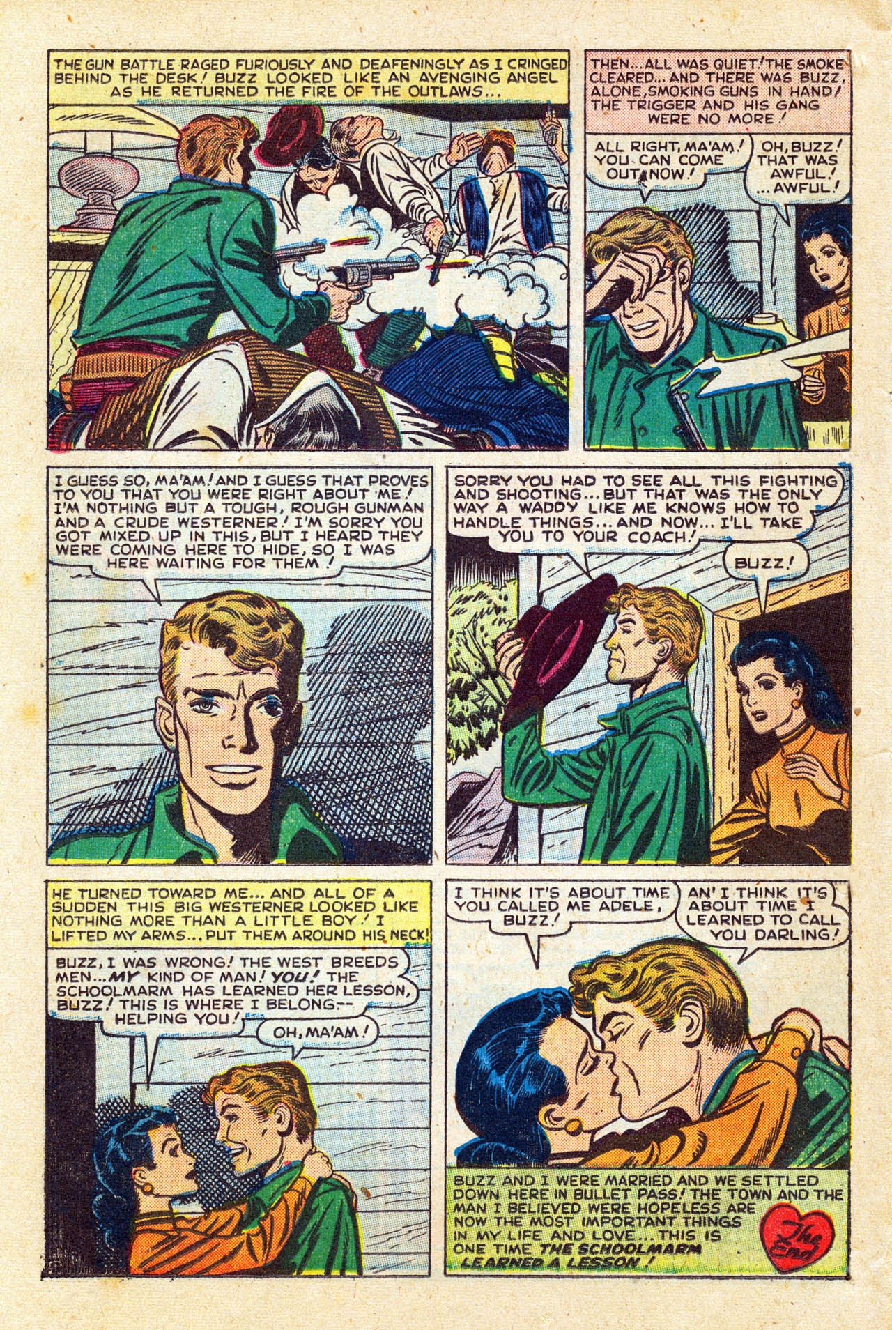 Read online Cowboy Romances comic -  Issue #3 - 36