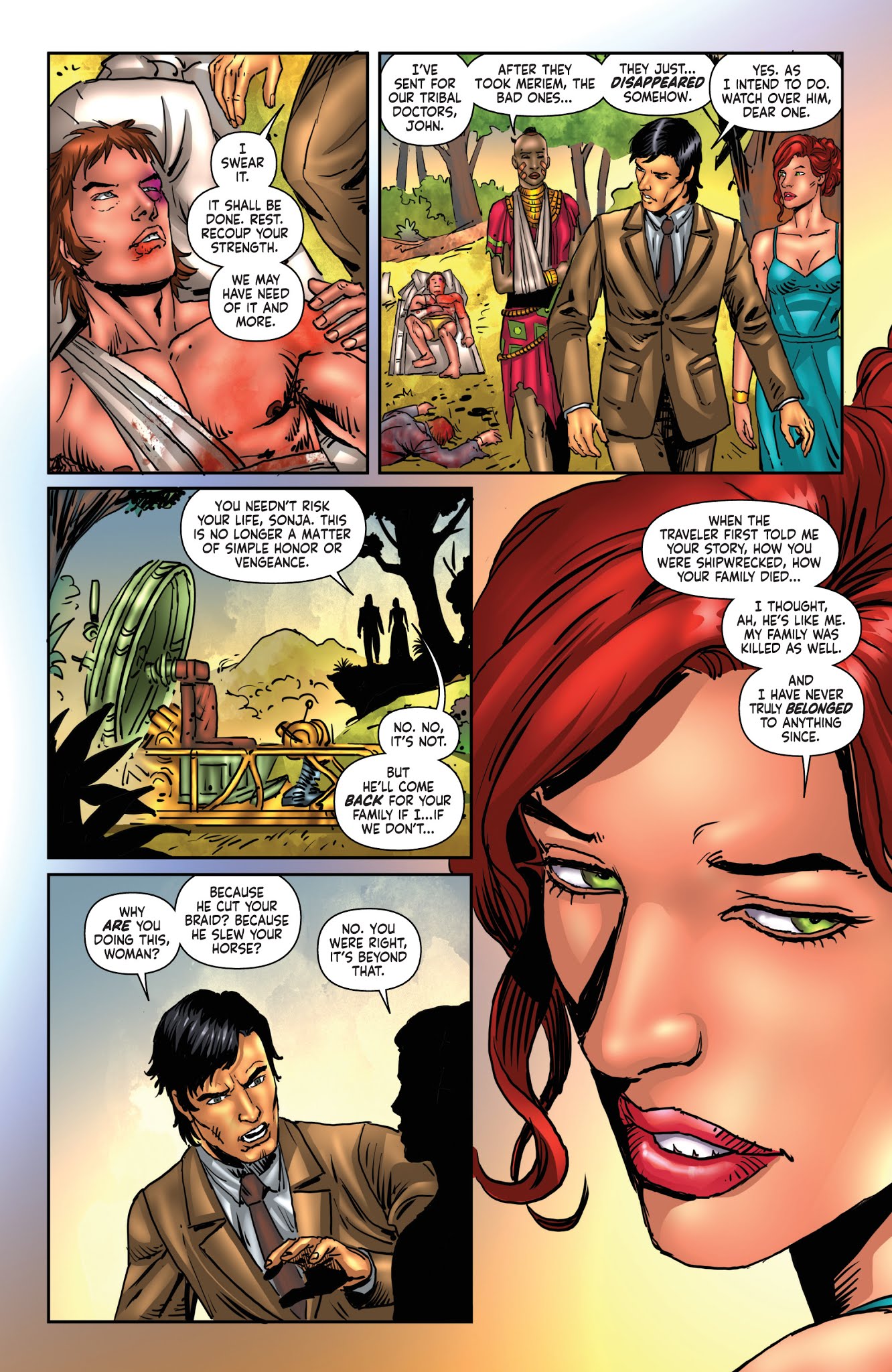 Read online Red Sonja/Tarzan comic -  Issue #3 - 24