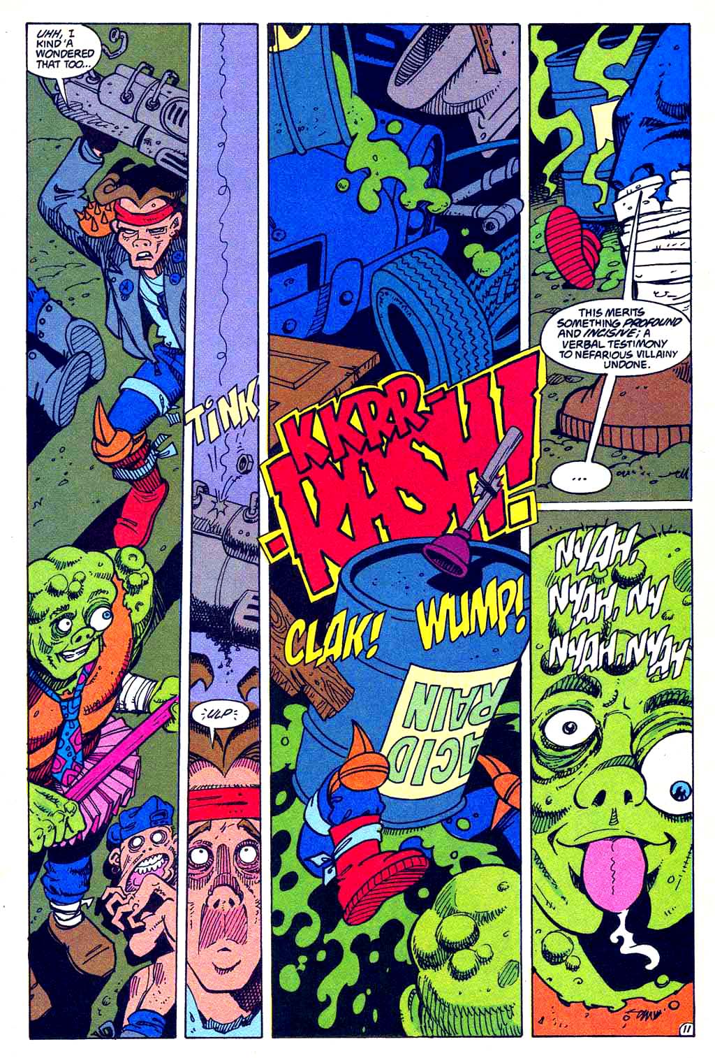 Read online Toxic Crusaders comic -  Issue #1 - 12